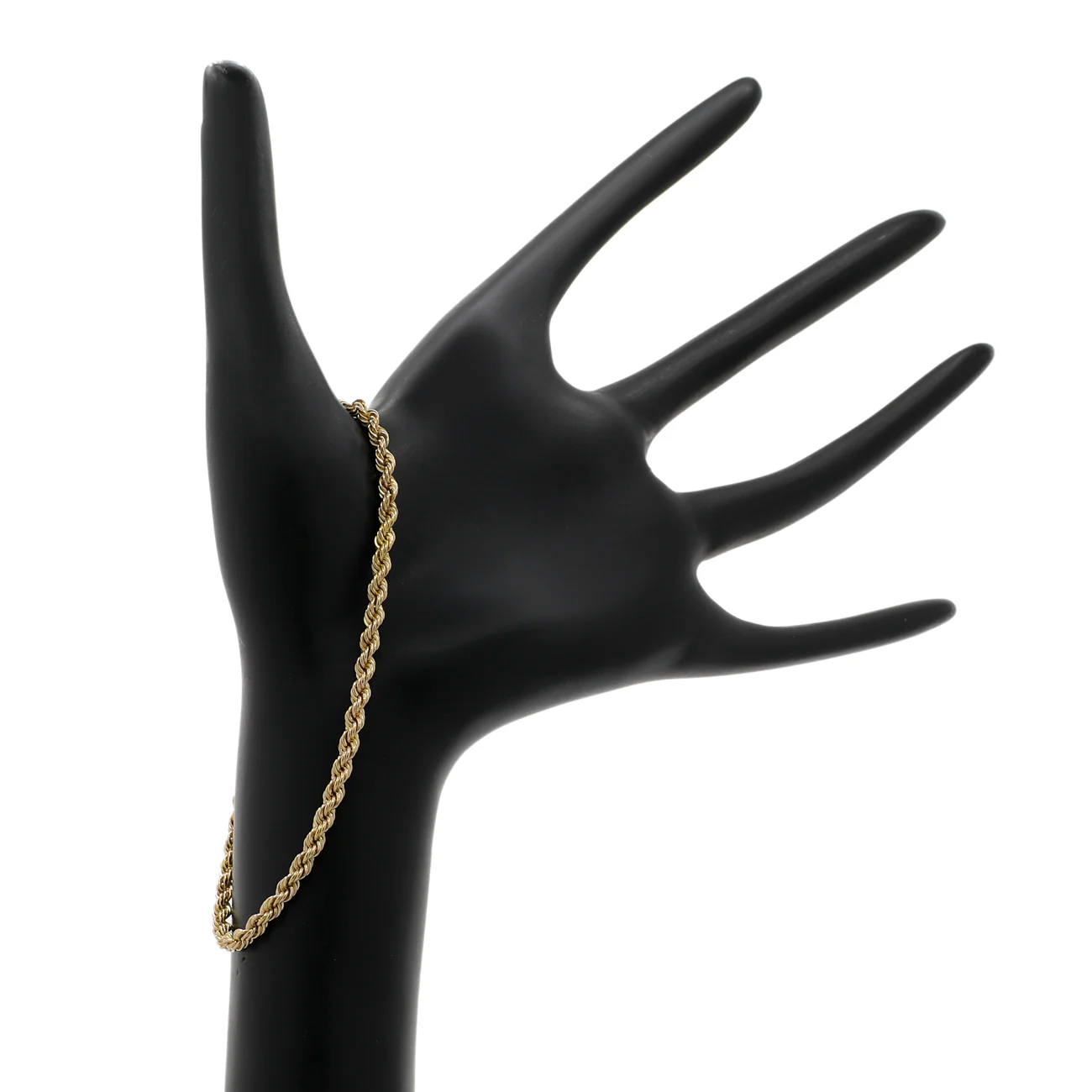 18K Yellow Gold Rope Bracelet - Image 3