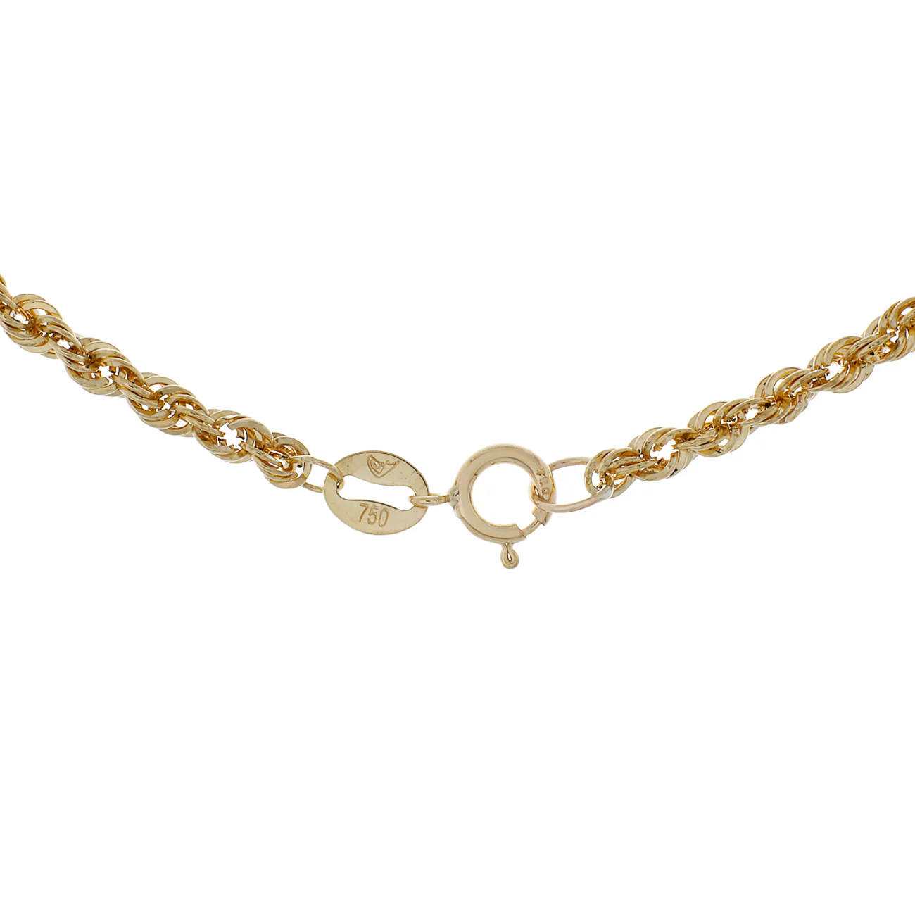 18K Yellow Gold Rope Chain - Image 2