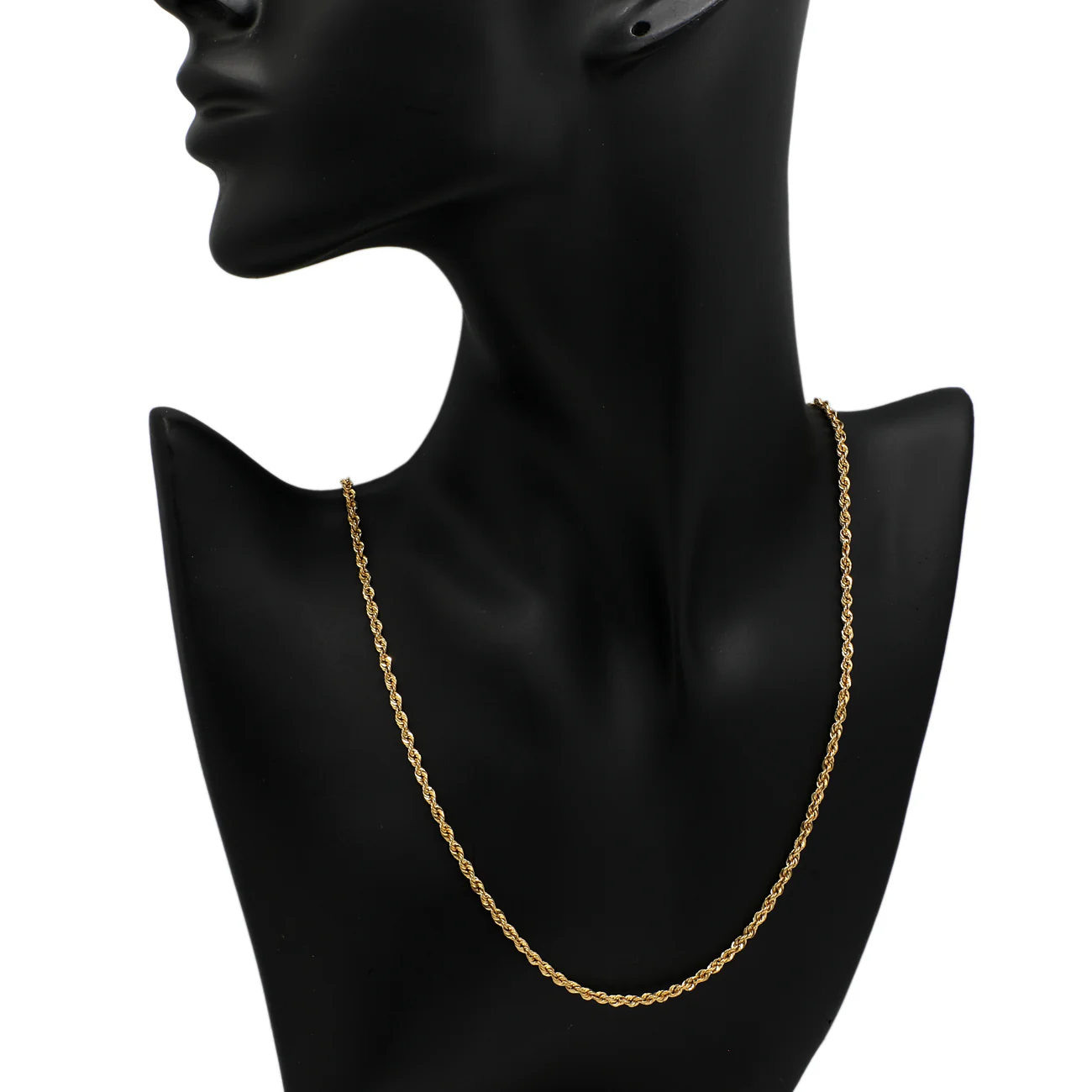 18K Yellow Gold Rope Chain - Image 3