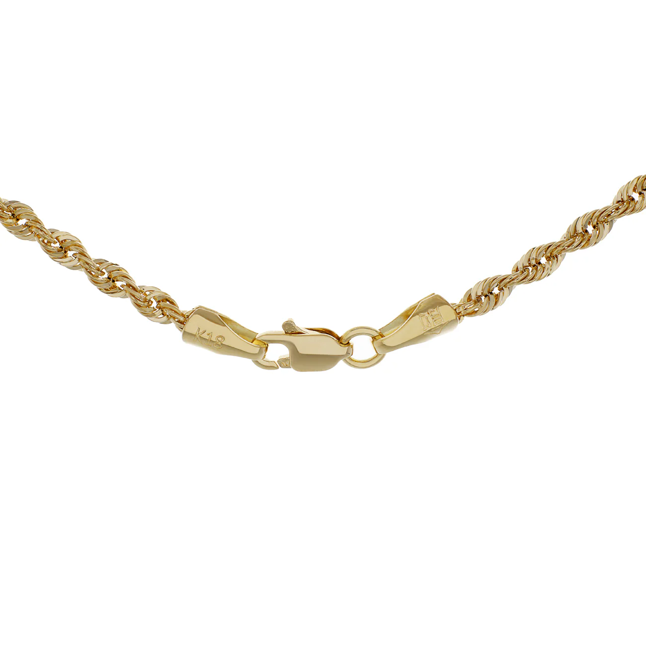 18K Yellow Gold Rope Chain - Image 2