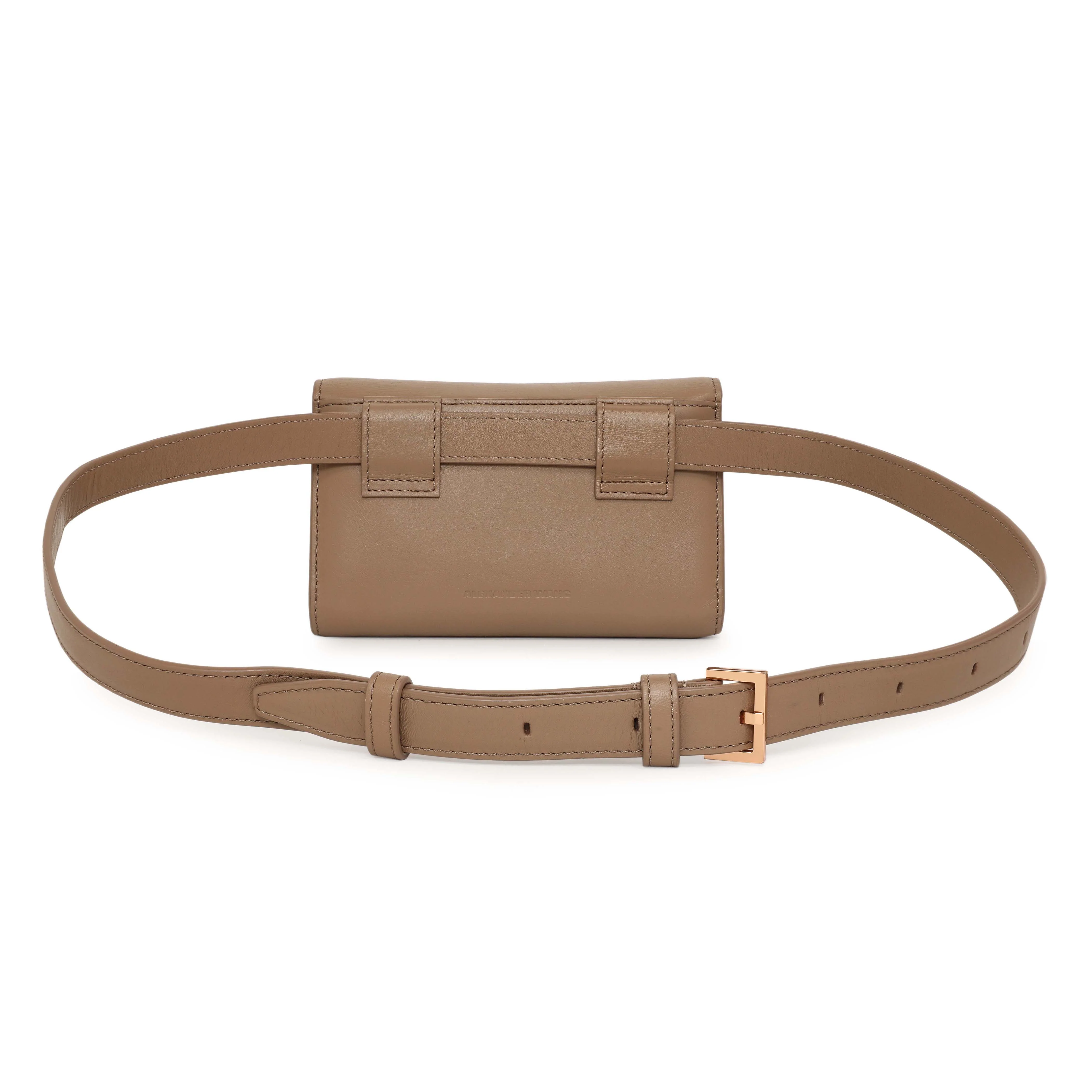 Alexander Wang Beige Calfskin Prisma Belt Bag - Image 2