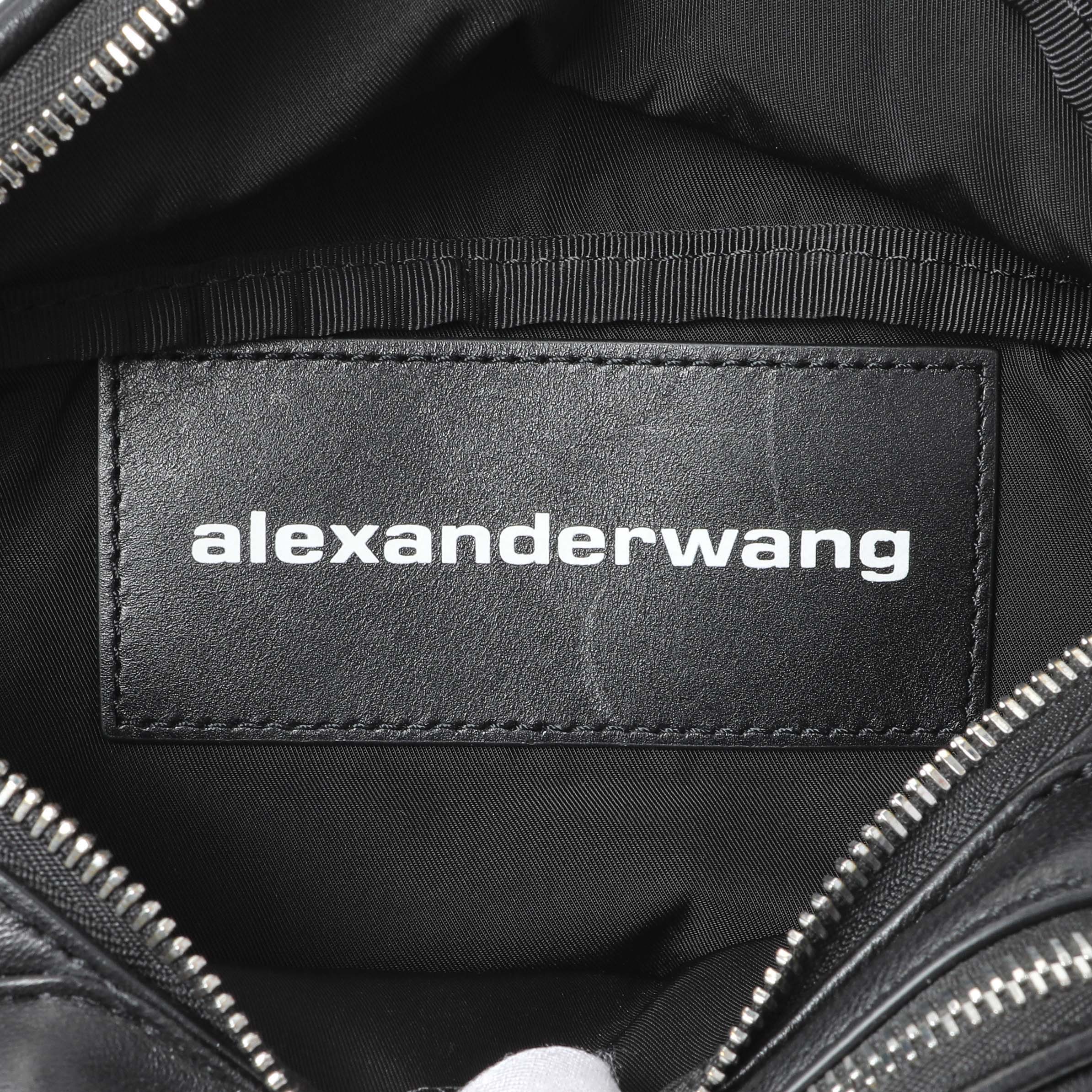 Alexander Wang Black Lambskin Attica Belt Bag - Image 5