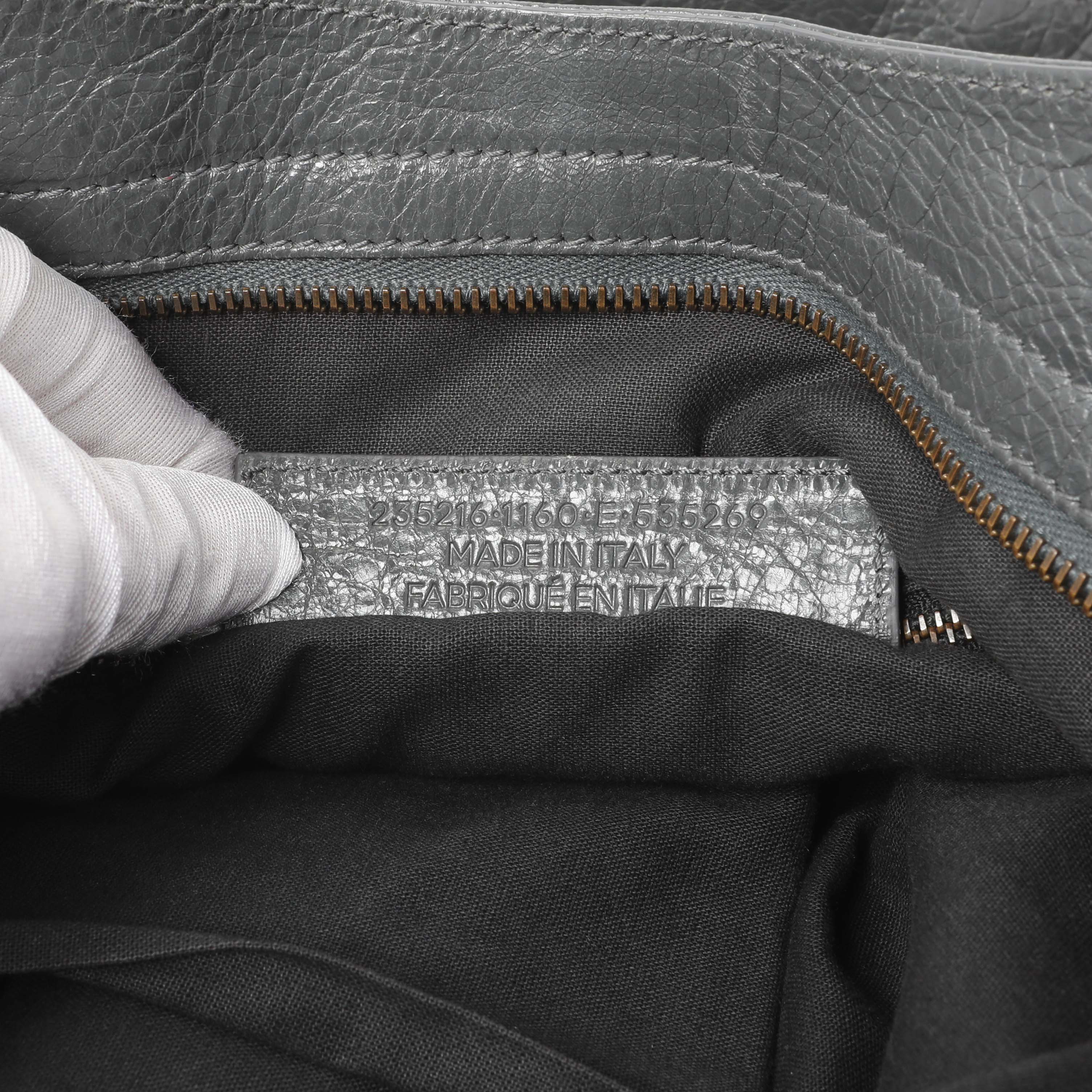 Balenciaga Anthracite Agneau Classic Hardware Velo Bag - Image 10