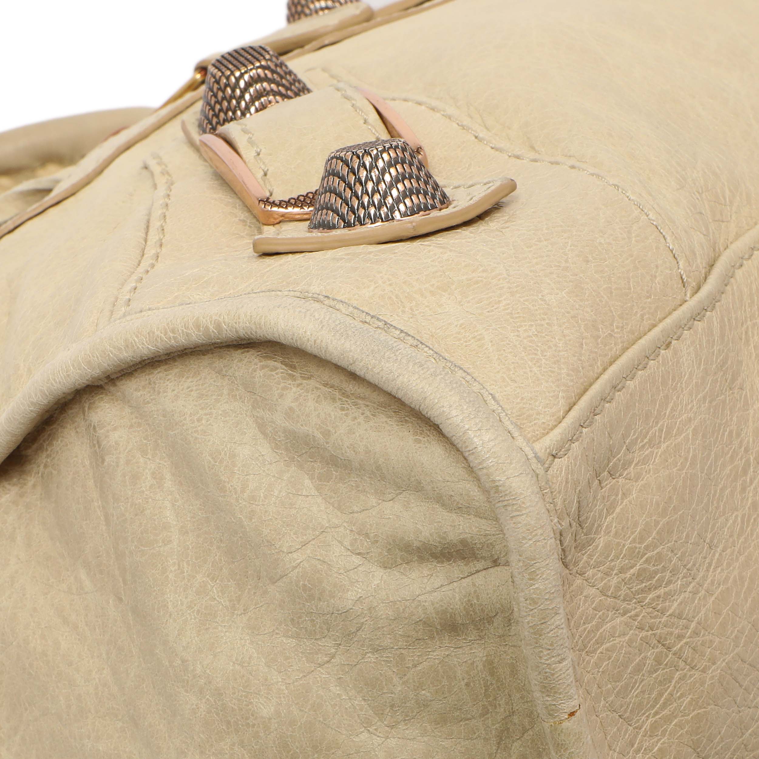Balenciaga Beige Lambskin Giant 21 City - Image 4