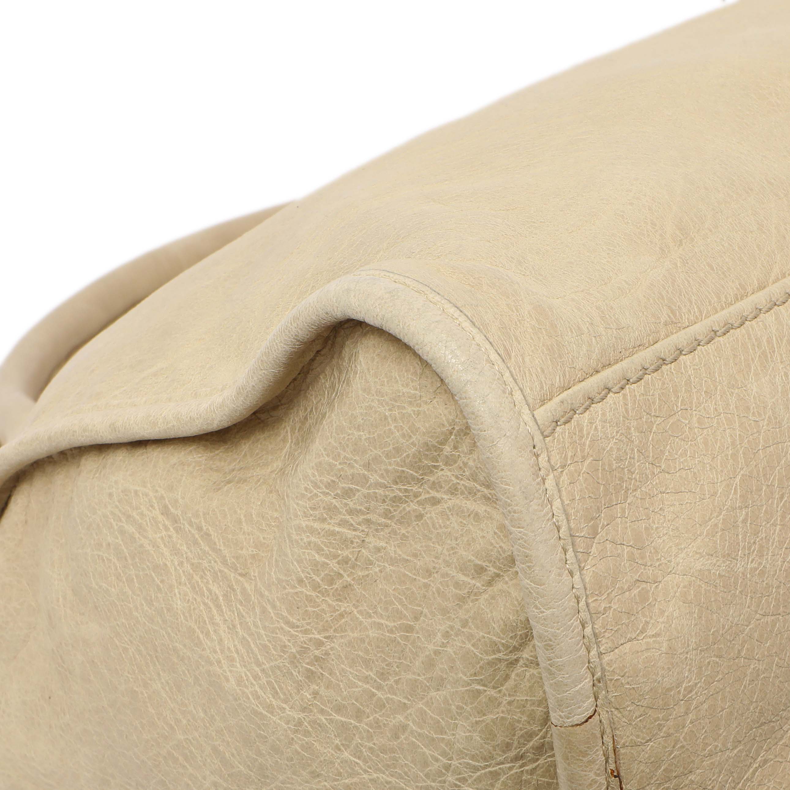 Balenciaga Beige Lambskin Giant 21 City - Image 6