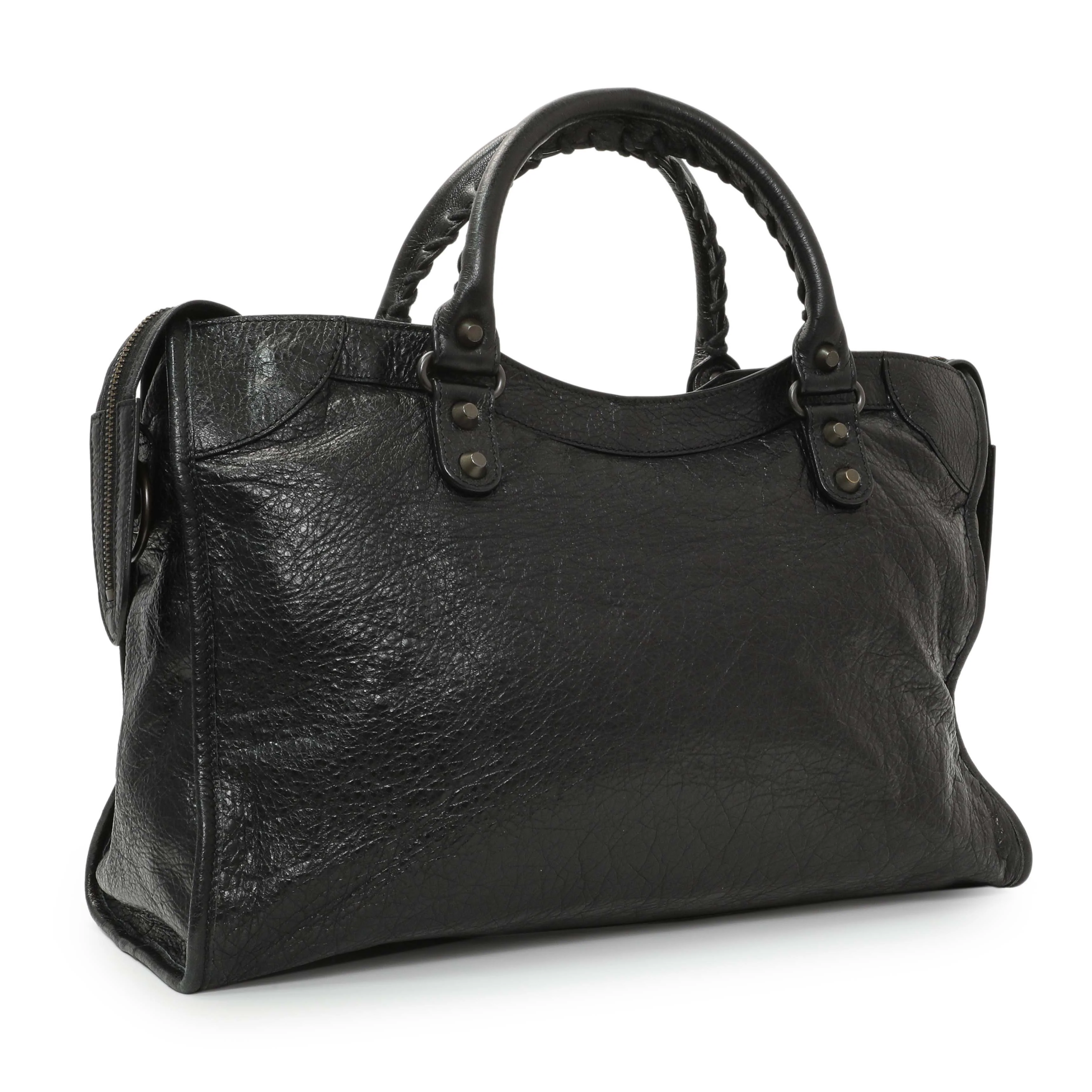 Balenciaga Black Agneau Classic Hardware City - Image 2