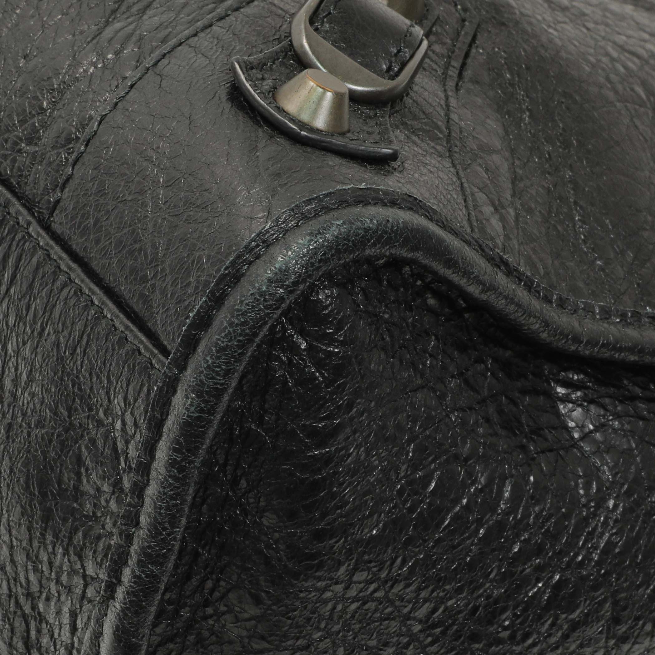 Balenciaga Black Agneau Classic Hardware City - Image 5