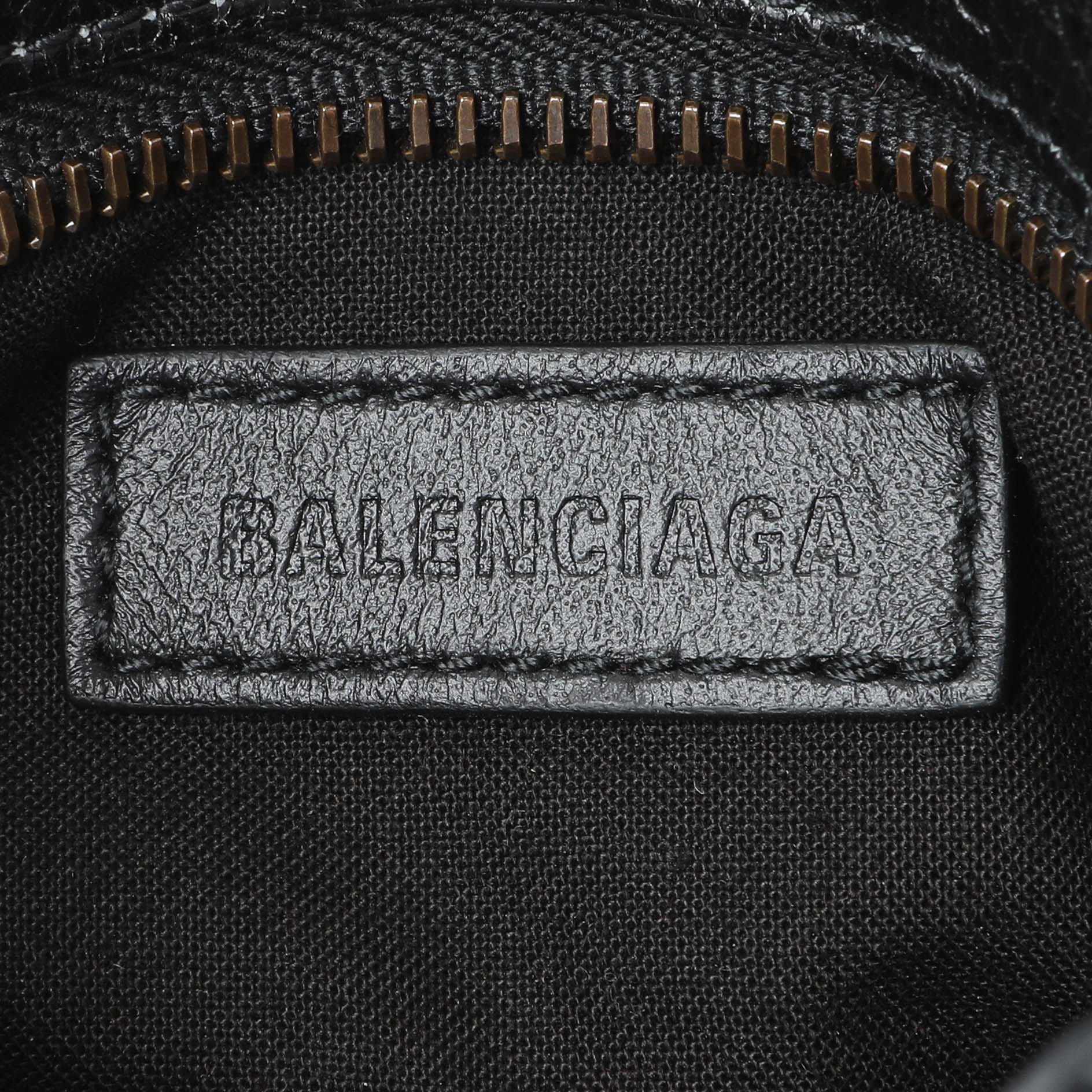 Balenciaga Black Agneau Classic Hardware Nano City - Image 9