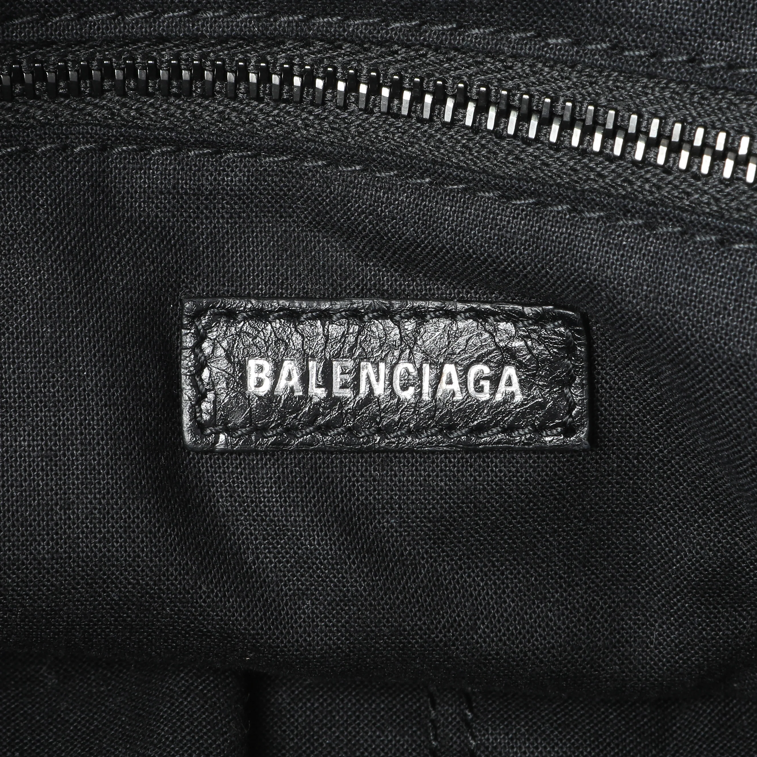 Balenciaga Black Agneau Classic Hardware Small City - Image 5