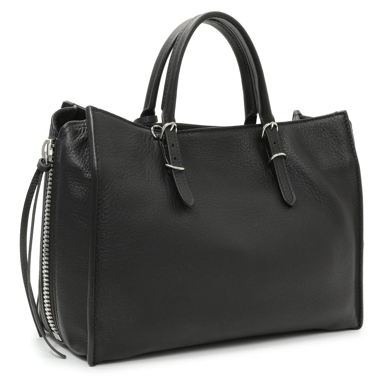 Balenciaga Black Calfskin Mini Papier A4 Tote - Image 2