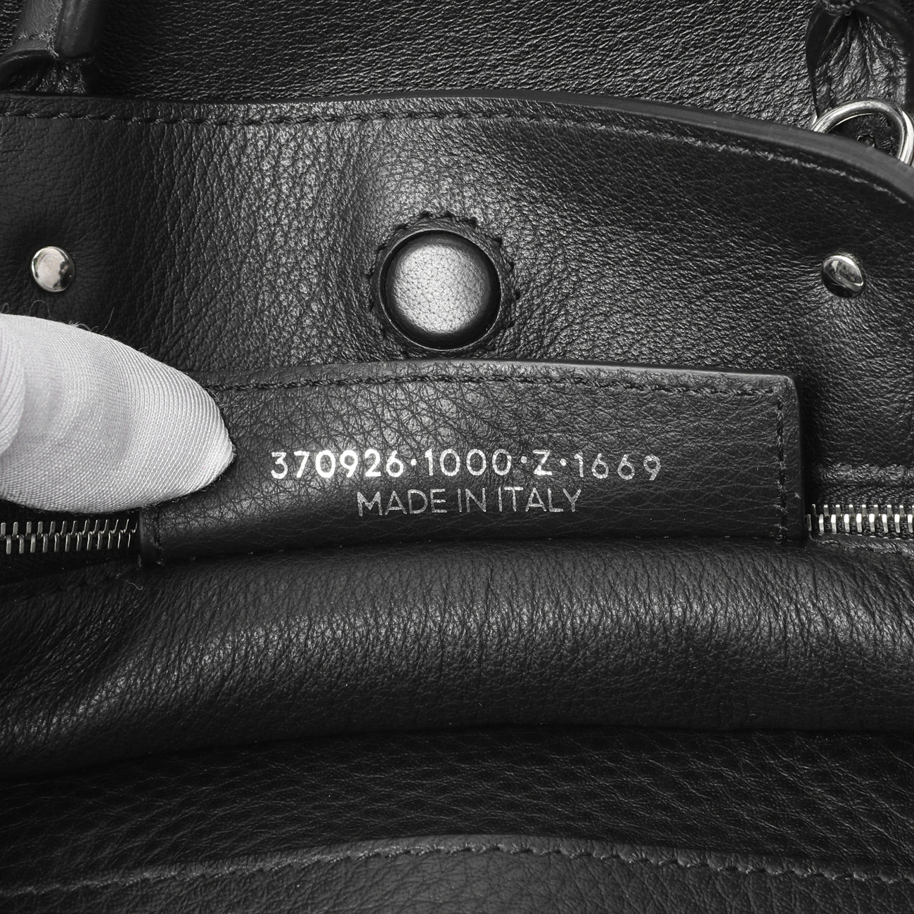 Balenciaga Black Calfskin Mini Papier A4 Tote - Image 6