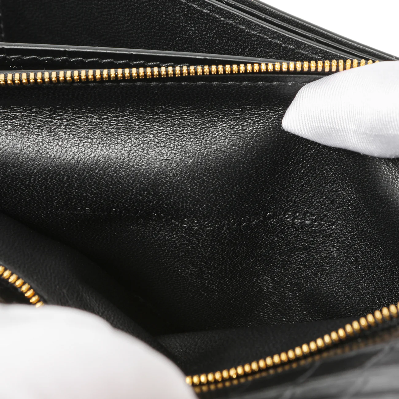 Balenciaga Black Crocodile Embossed Small Gossip Bag - Image 7