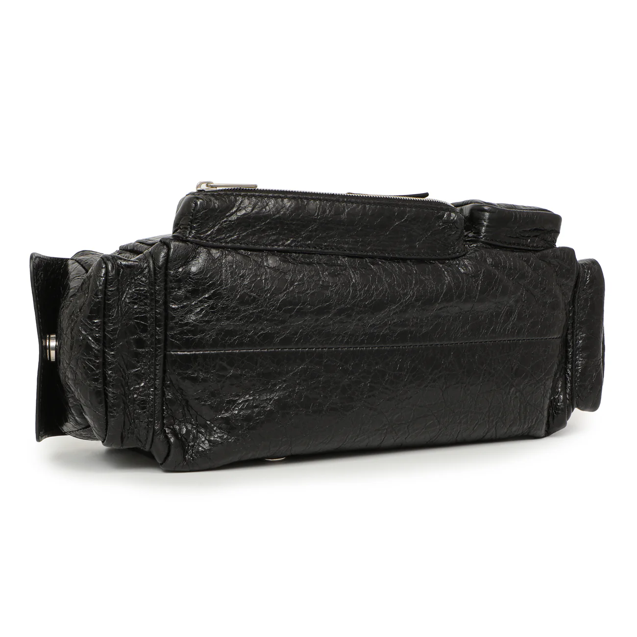 Balenciaga Black Lambskin Superbusy XS Sling Bag - Image 3