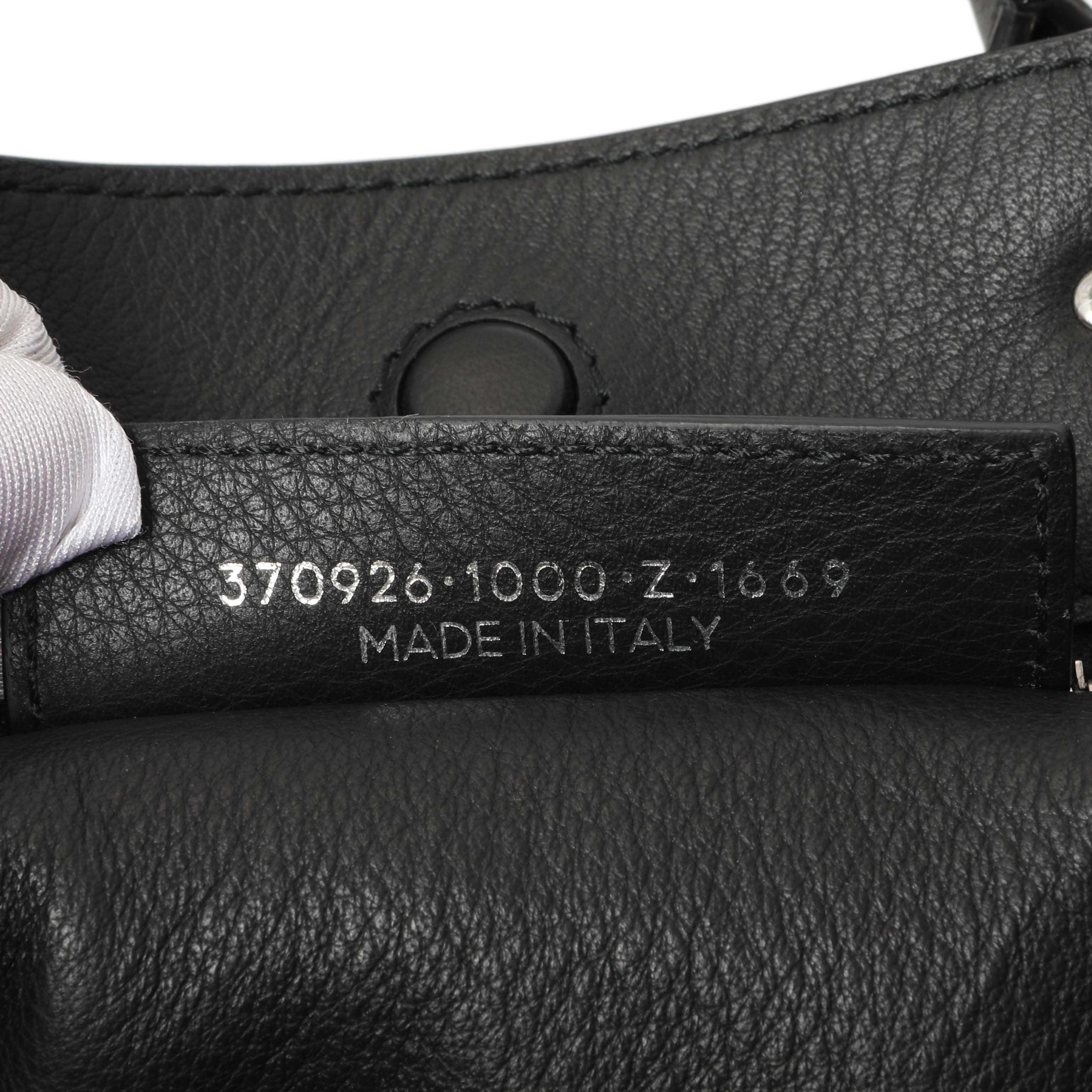 Balenciaga Black Veau Papier A6 Zip Around Black Tote - Image 6