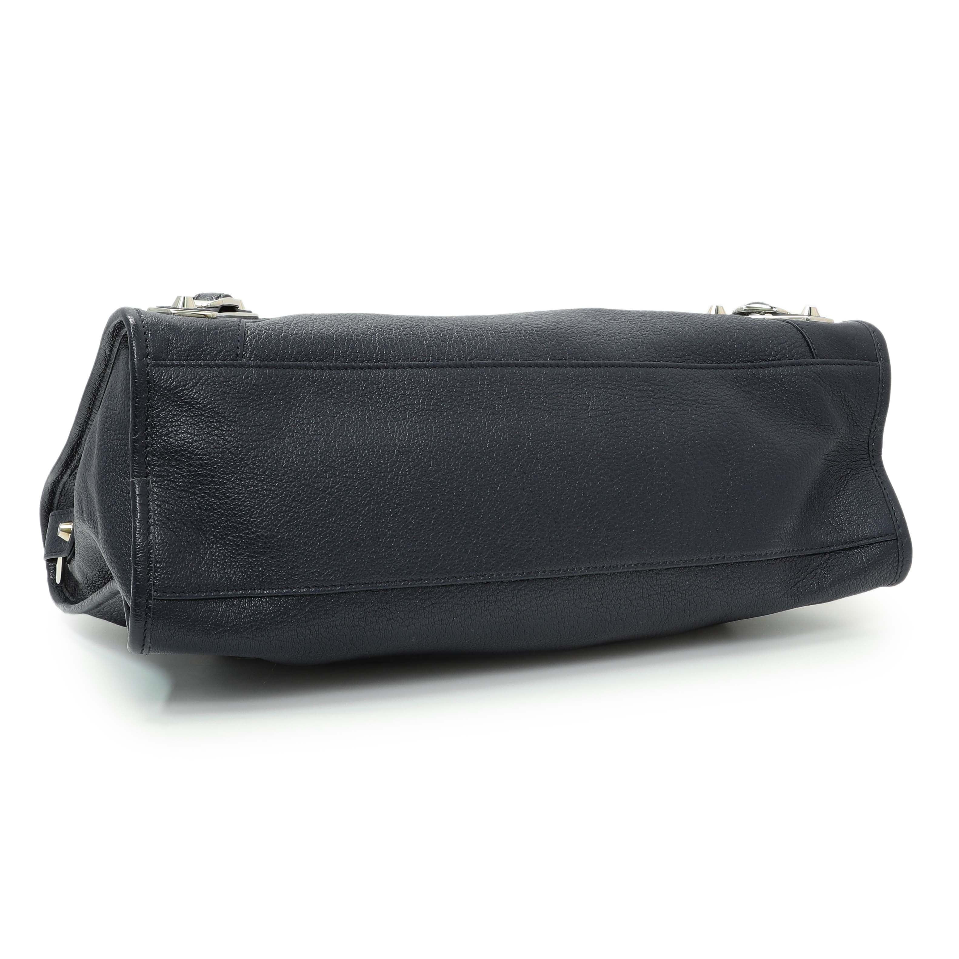 Balenciaga Bleu Nuit Chevre Metallic Edge City - Image 3