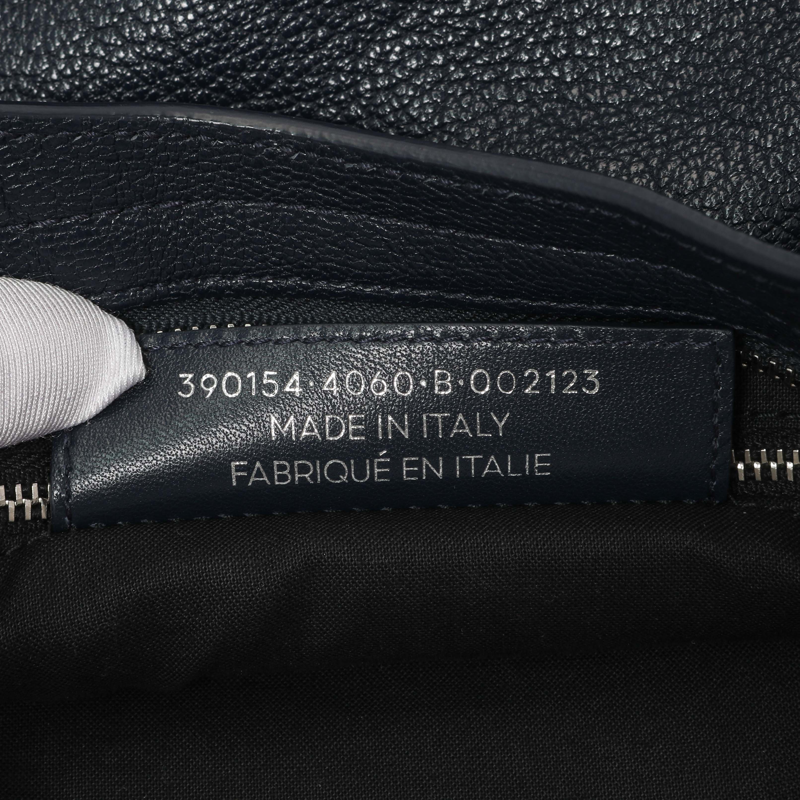 Balenciaga Bleu Nuit Chevre Metallic Edge City - Image 6