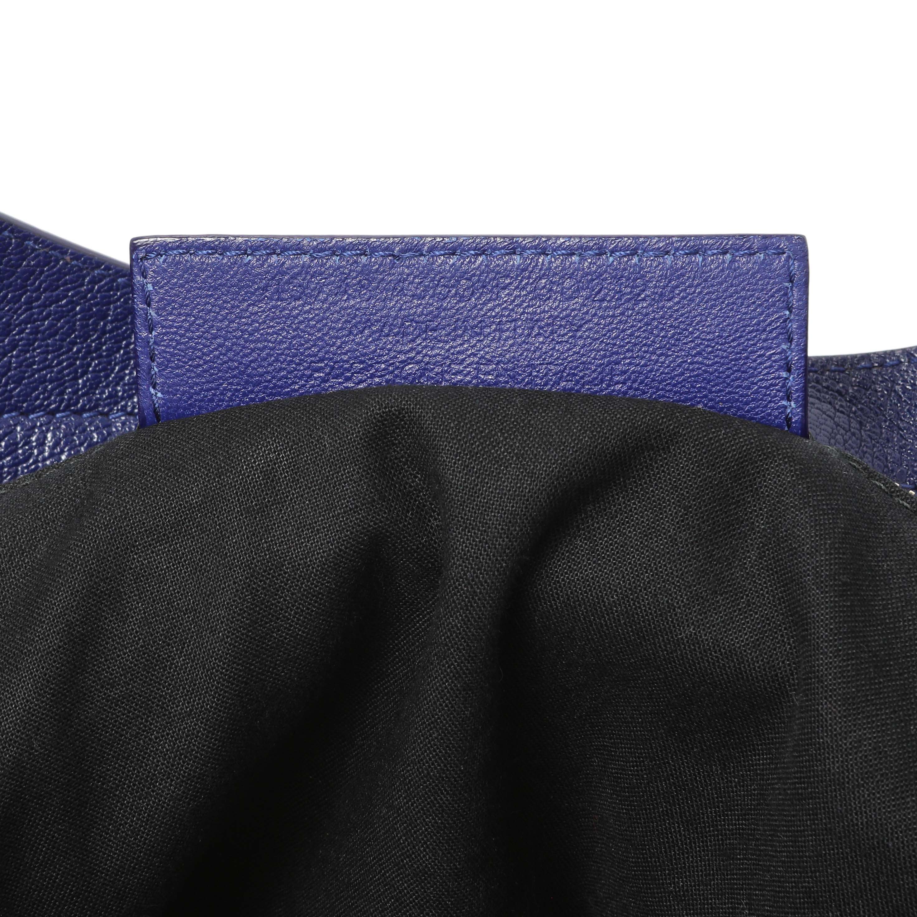 Balenciaga Bleu Nuit Chevre Metallic Edge City - Image 12