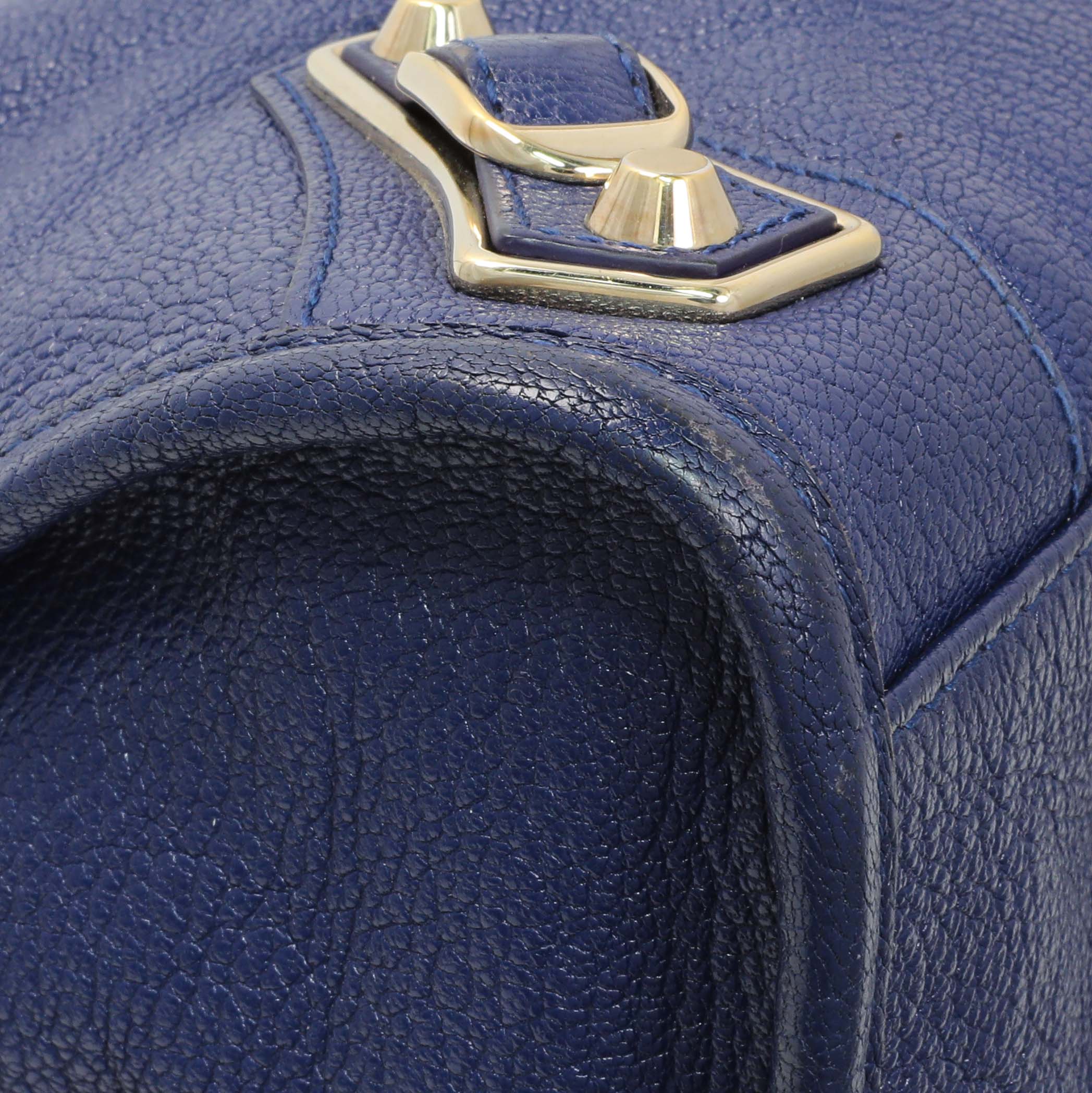 Balenciaga Bleu Nuit Chevre Metallic Edge City - Image 4