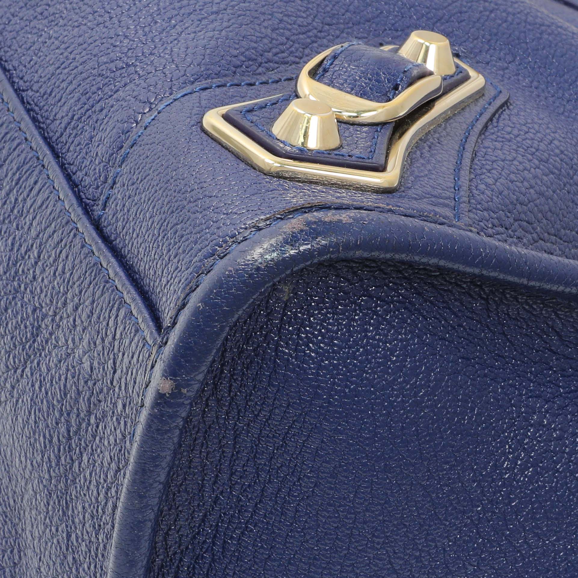Balenciaga Bleu Nuit Chevre Metallic Edge City - Image 5