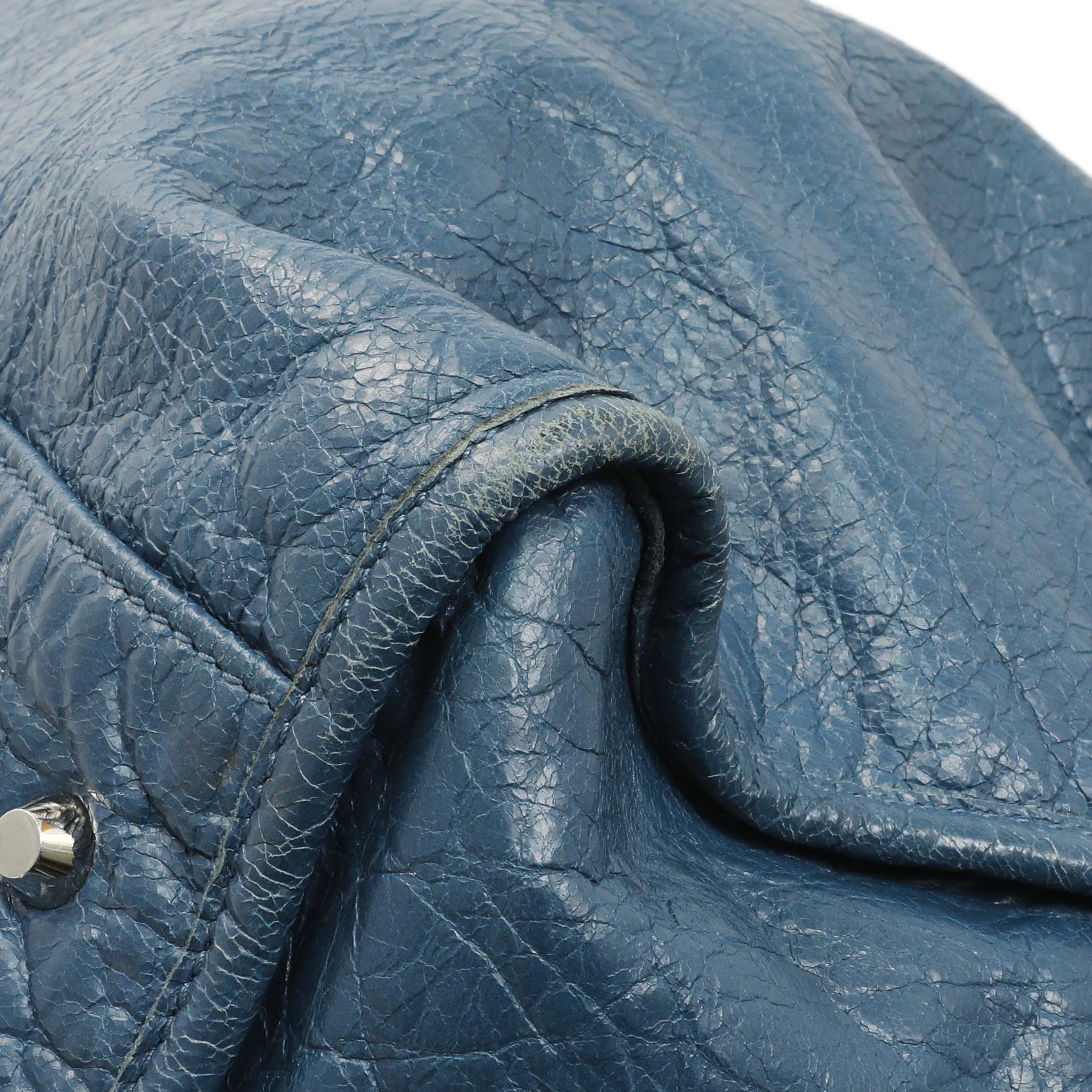 Balenciaga Bleu Profond Lambskin Classic Hardware XL City - Image 7