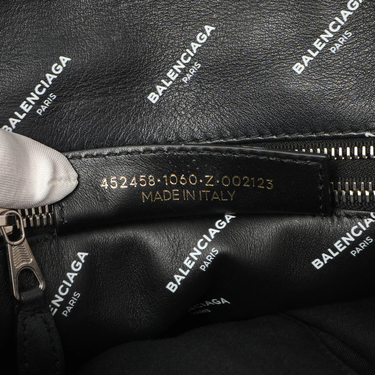 Balenciaga Calfskin Allover Logo XS Bazar Shopper Tote - Image 13