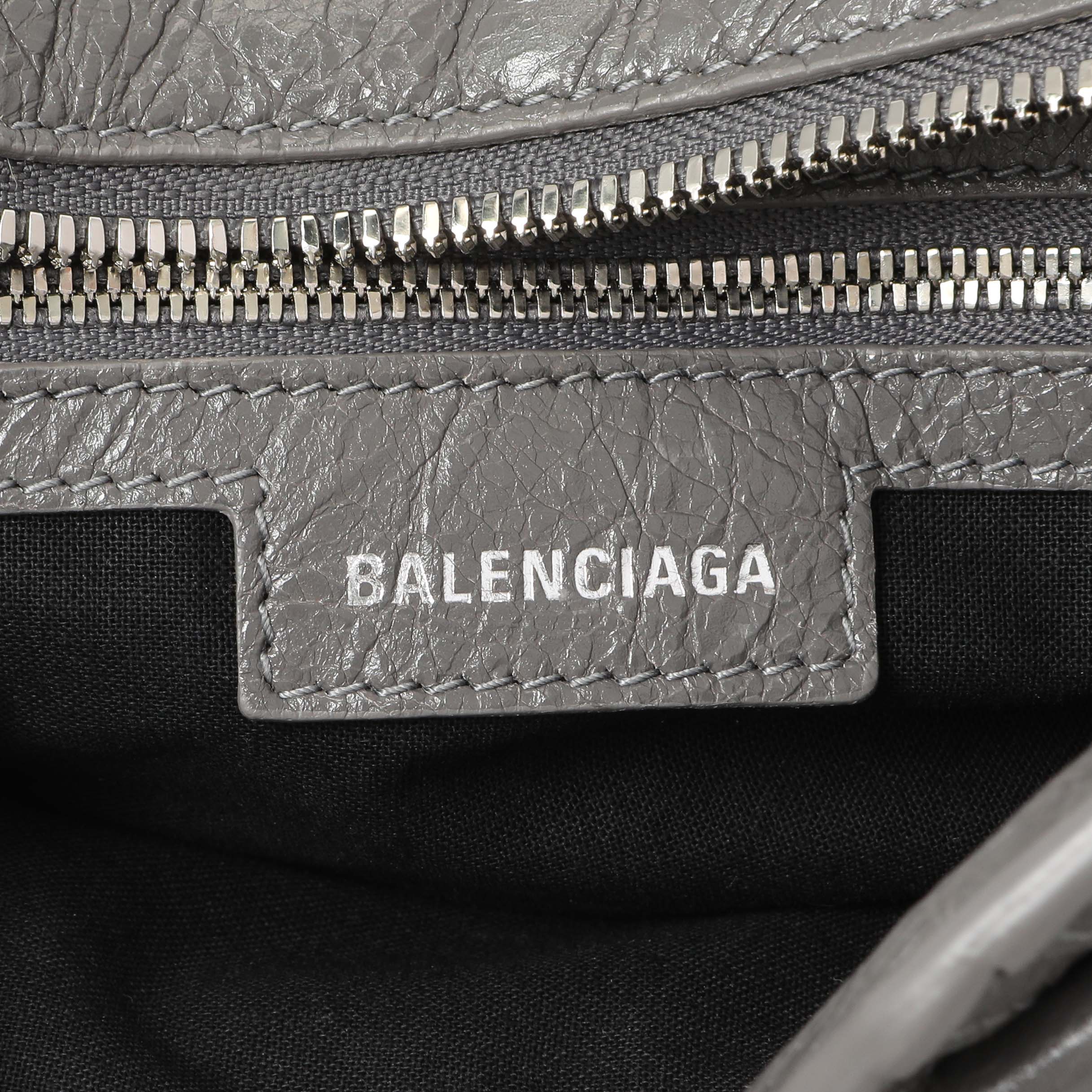 Balenciaga Dark Grey Agneau Arena Neo Cagole Handbag XS - Image 6
