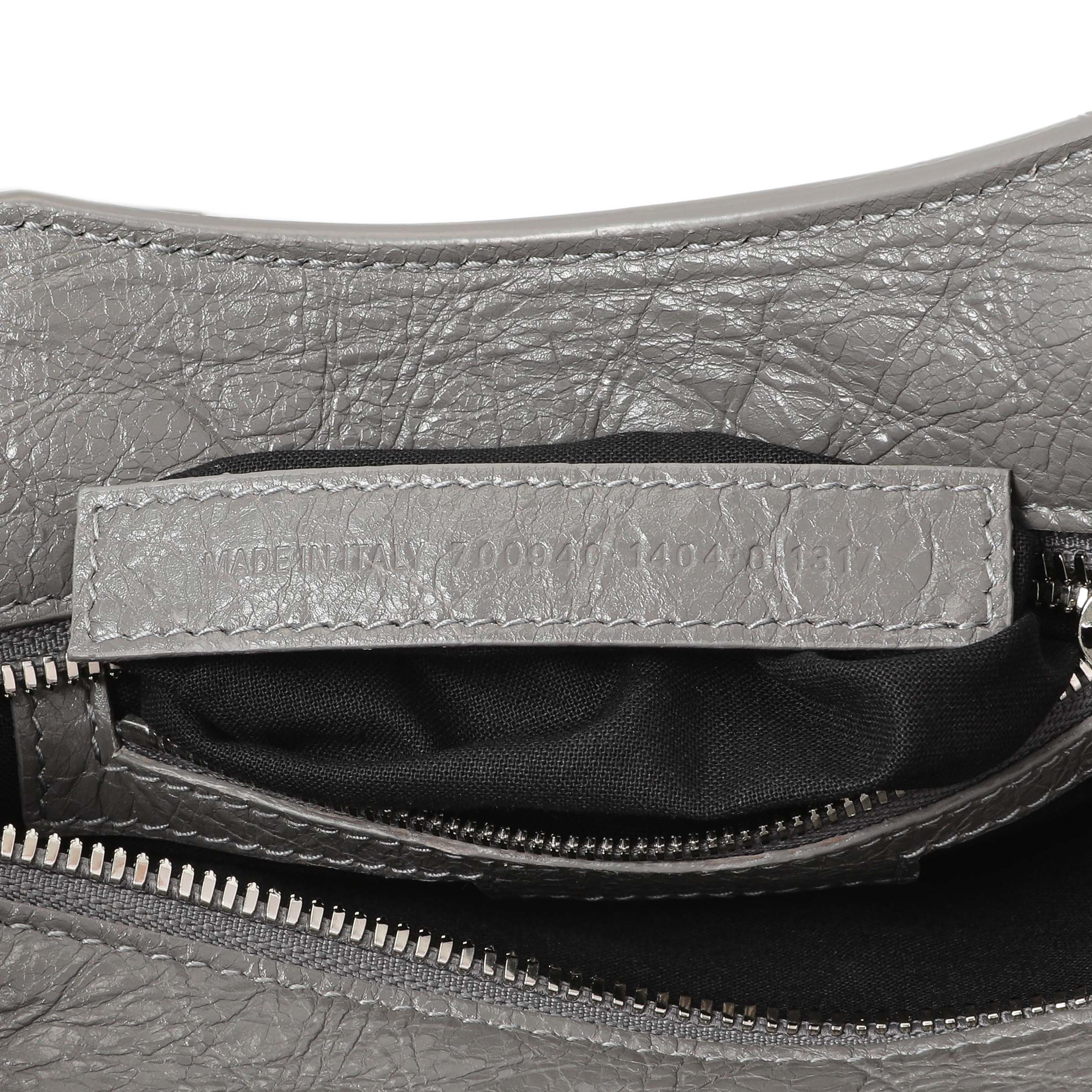 Balenciaga Dark Grey Agneau Arena Neo Cagole Handbag XS - Image 7