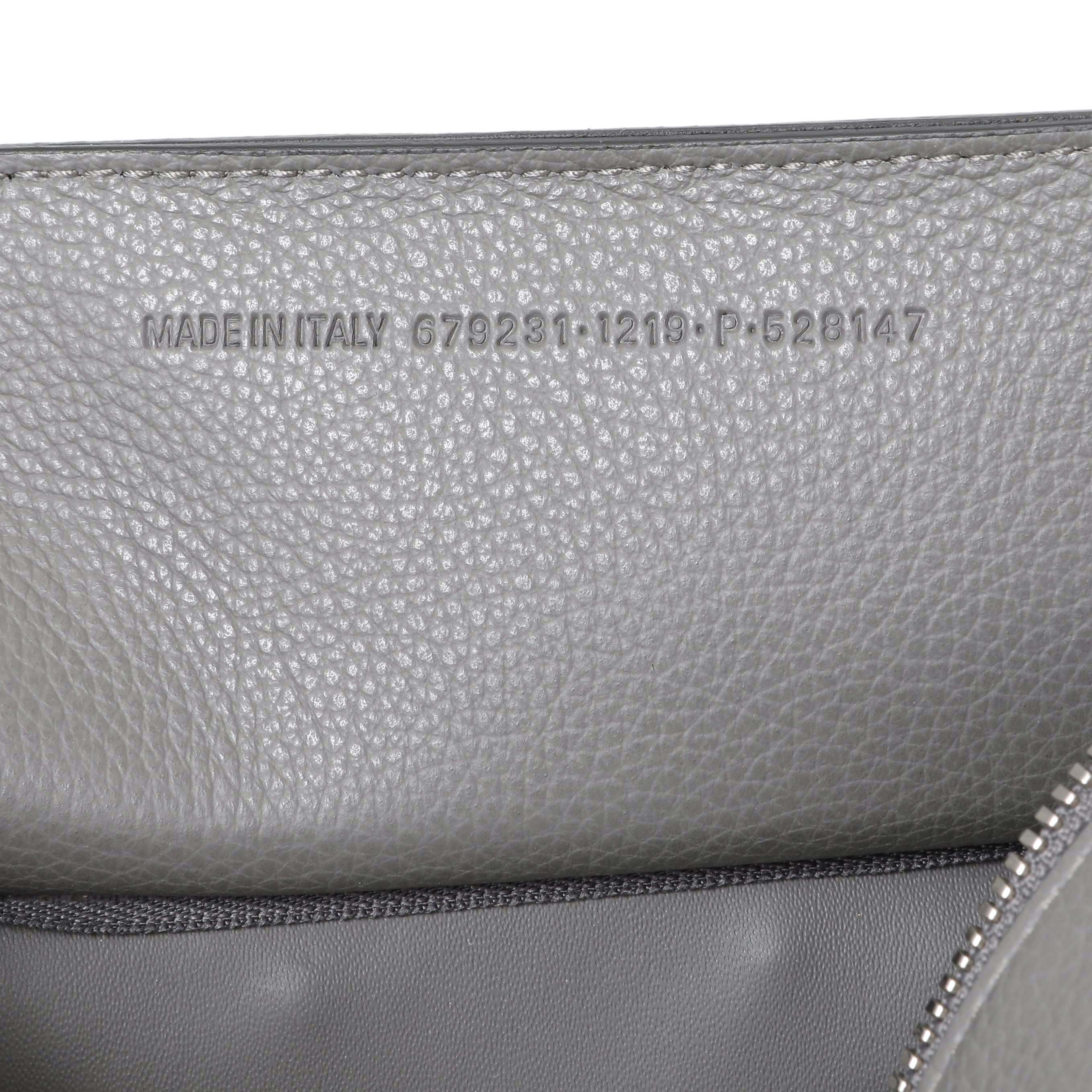 Balenciaga Grained Grey Calfskin Neo Classic Silver Hardware Mini City - Image 6