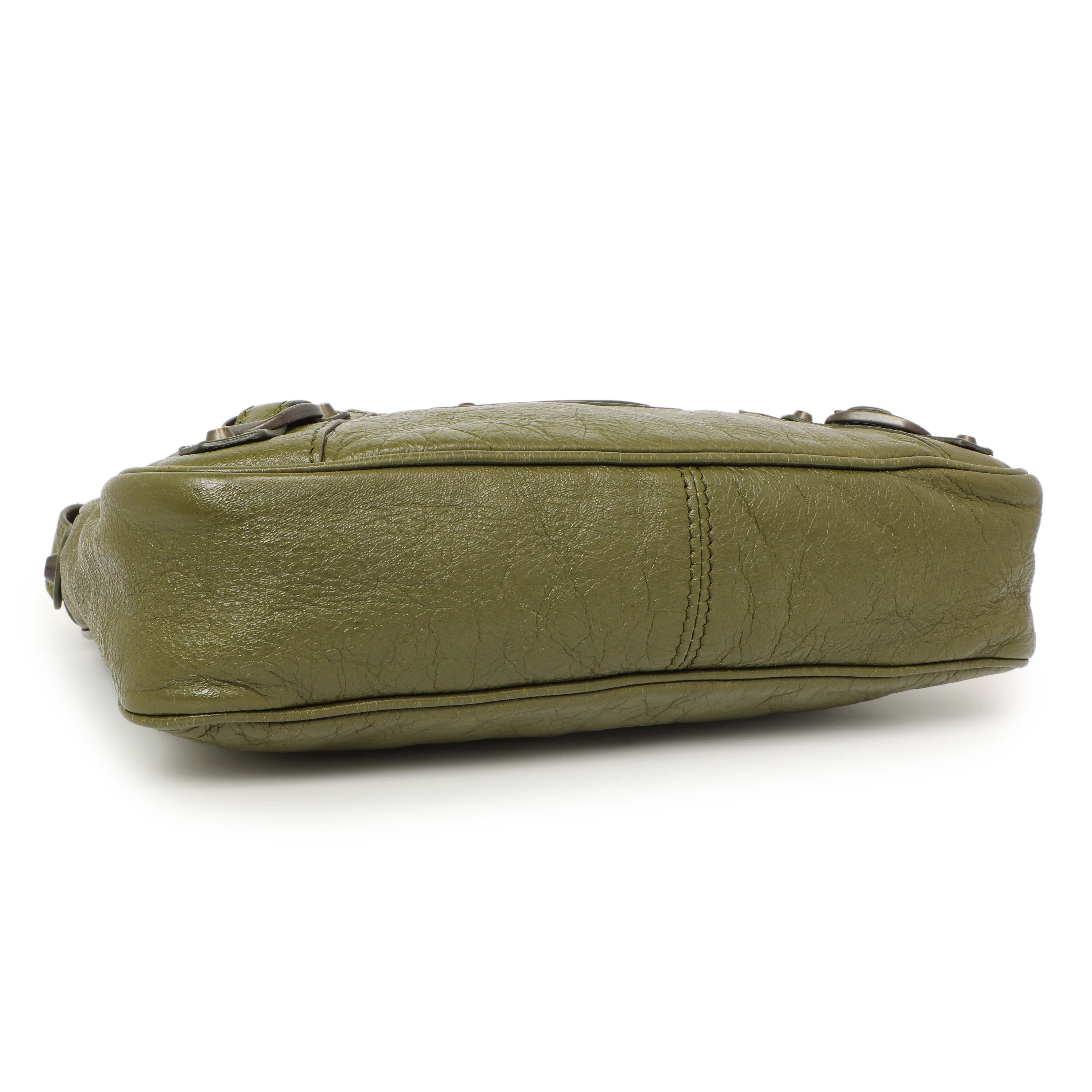 Balenciaga Olive Agneau Classic Hip - Image 3