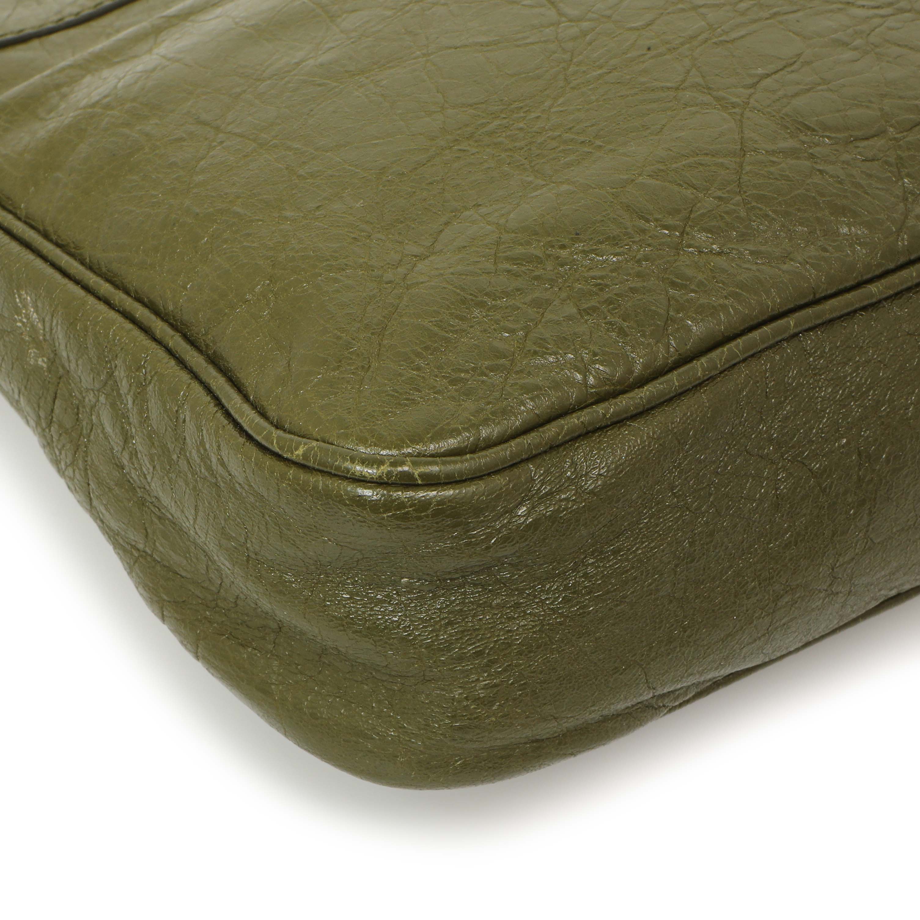 Balenciaga Olive Agneau Classic Hip - Image 6