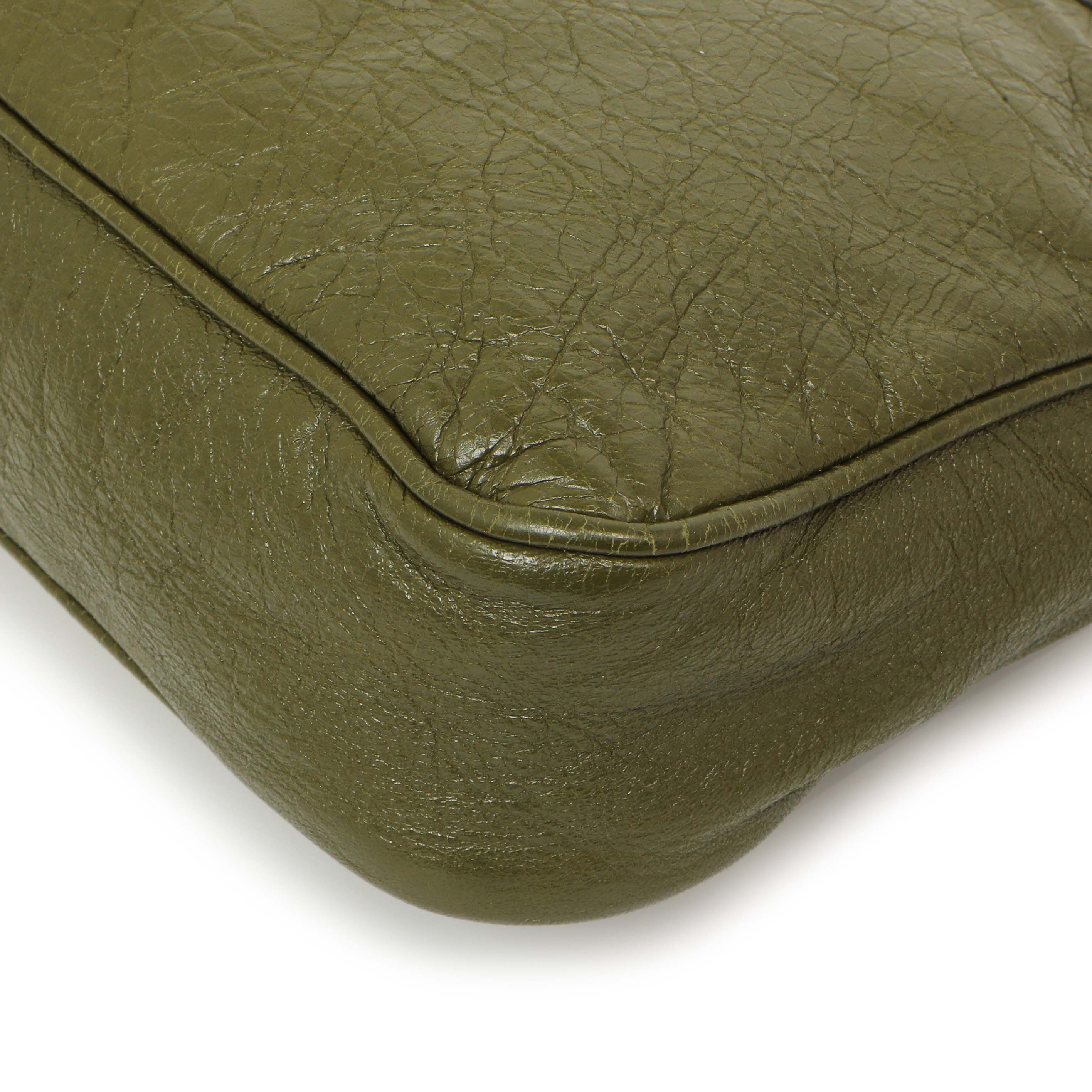 Balenciaga Olive Agneau Classic Hip - Image 7