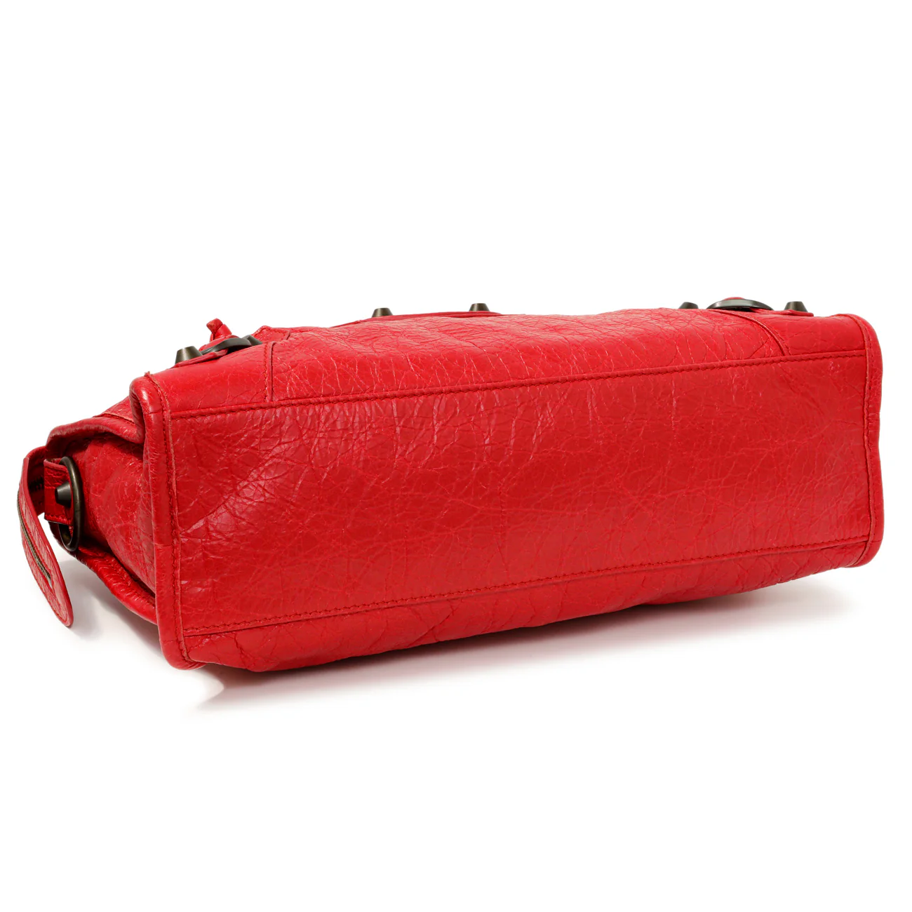 Balenciaga Red Agneau Classic Hardware S City - Image 3