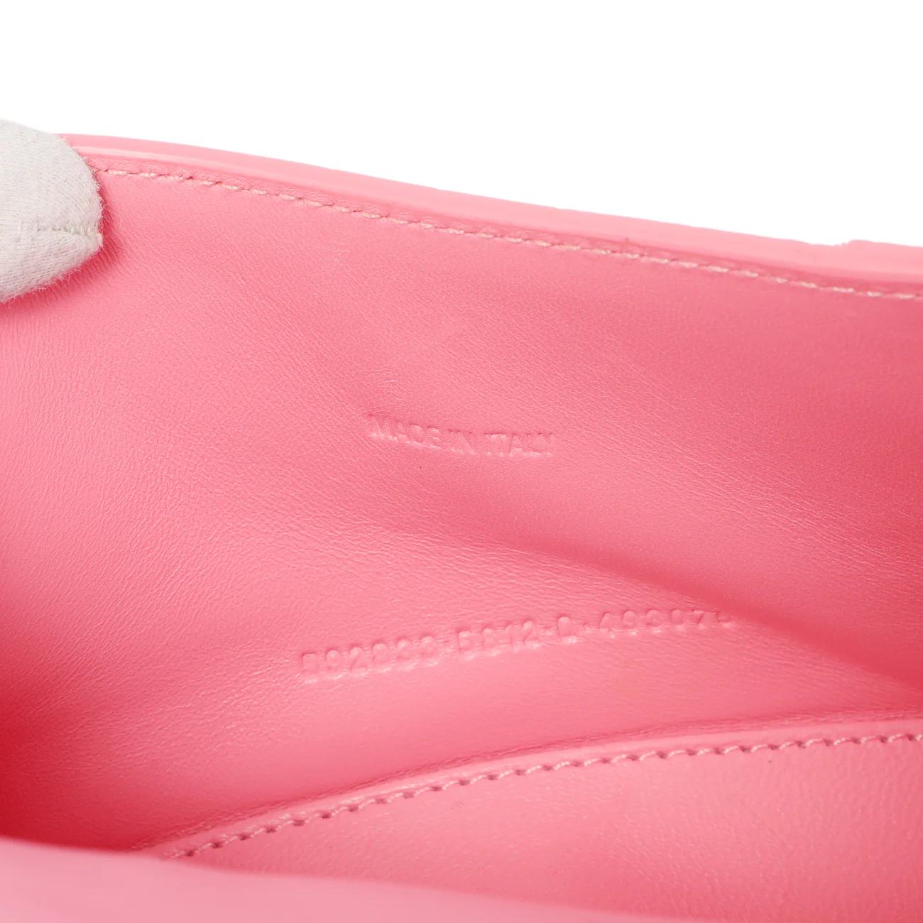 Balenciaga Sweet Pink Crocodile Embossed Hourglass Top Handle Bag XS - Image 5