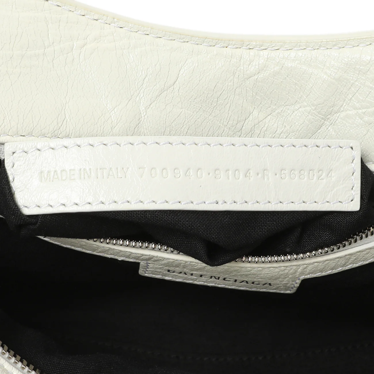 Balenciaga White Agneau Arena Neo Cagole Handbag XS - Image 10