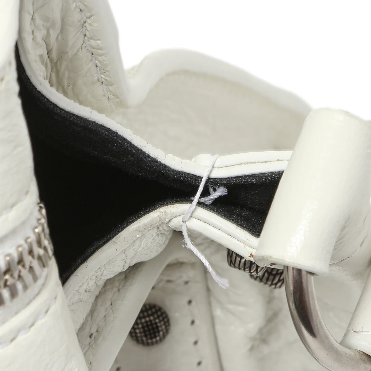 Balenciaga White Agneau Arena Neo Cagole Handbag XS - Image 11