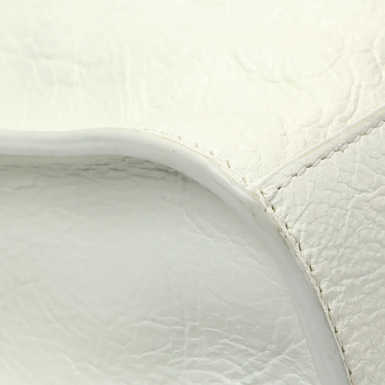 Balenciaga White Agneau Arena Neo Cagole Handbag XS - Image 6