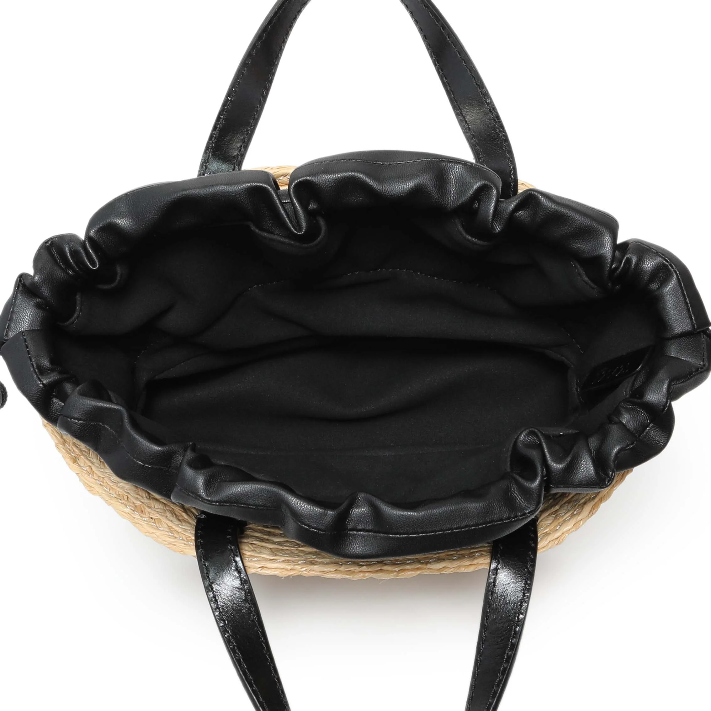 Balmain Raffia Mini Shuffle Tote - Image 4