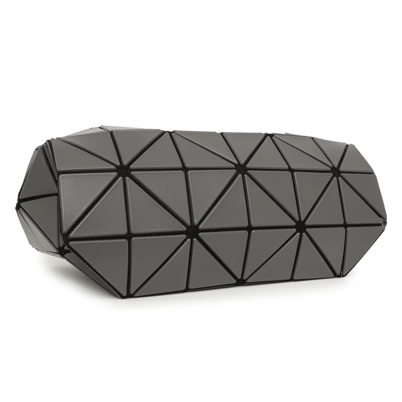 Bao Bao Issey Miyake Matte Grey Carton Bag - Image 4