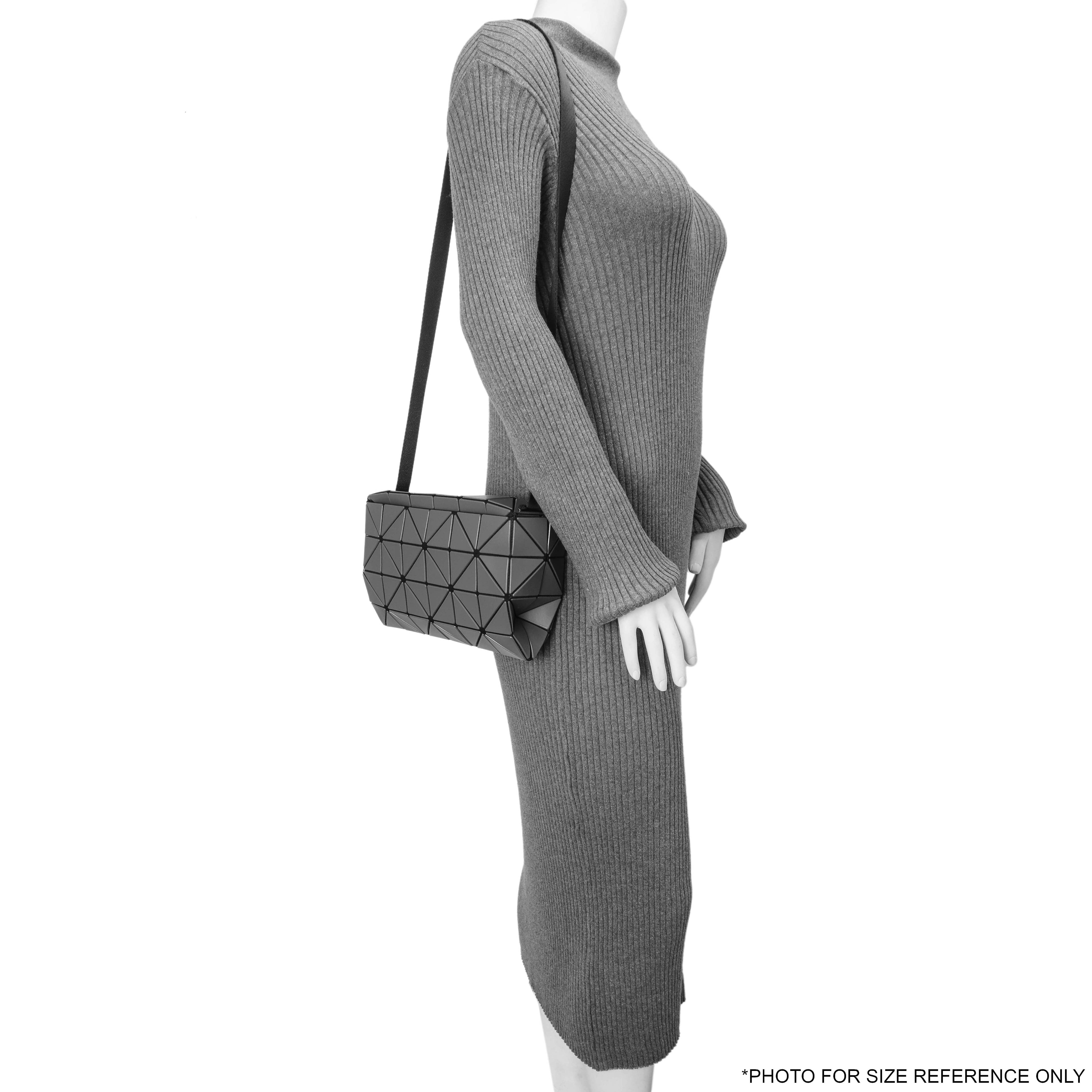 Bao Bao Issey Miyake Matte Grey Carton Bag - Image 8