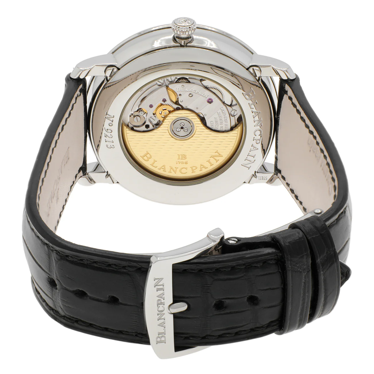 Blancpain Stainless Steel Villeret Quantieme Complet 6654a-1127-55b - Image 2
