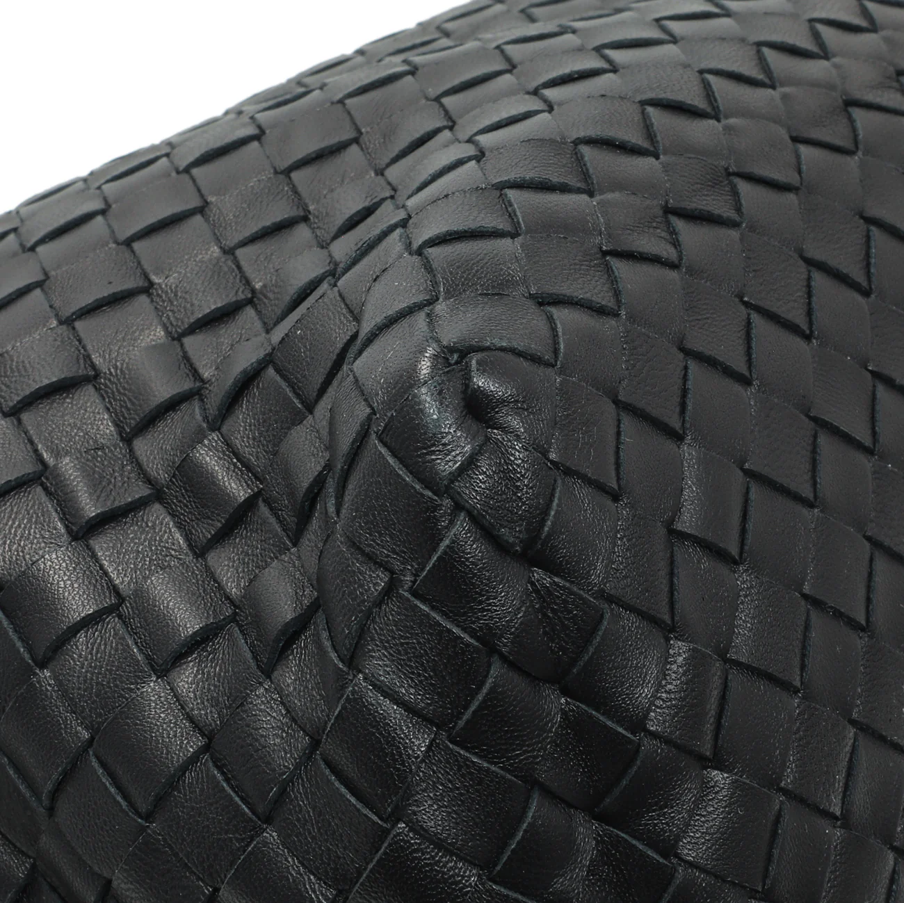 Bottega Veneta Black Nappa Intrecciato Brick Tote - Image 6