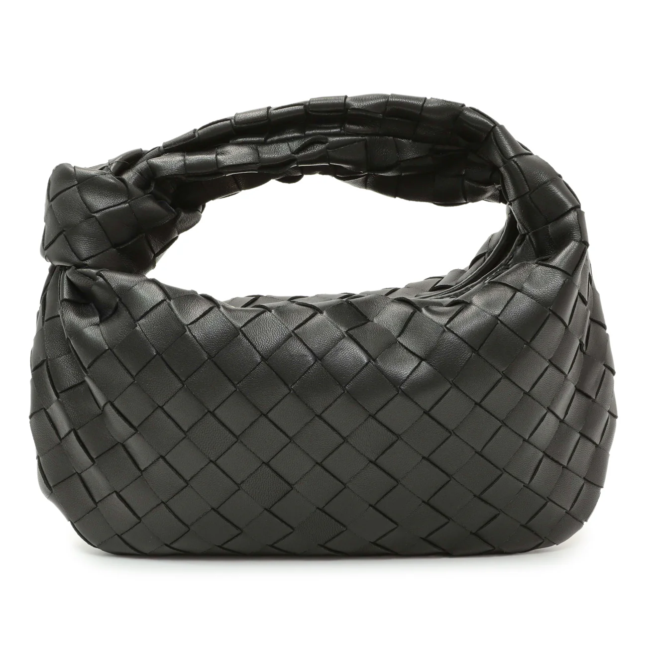 Bottega Veneta Black Nappa Intrecciato Mini Jodie