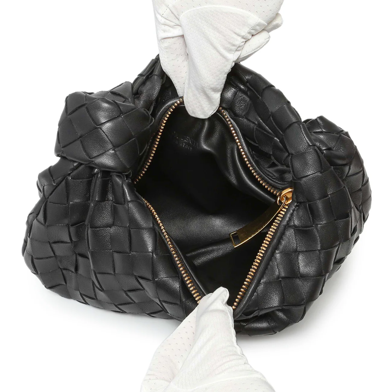 Bottega Veneta Black Nappa Intrecciato Mini Jodie - Image 4
