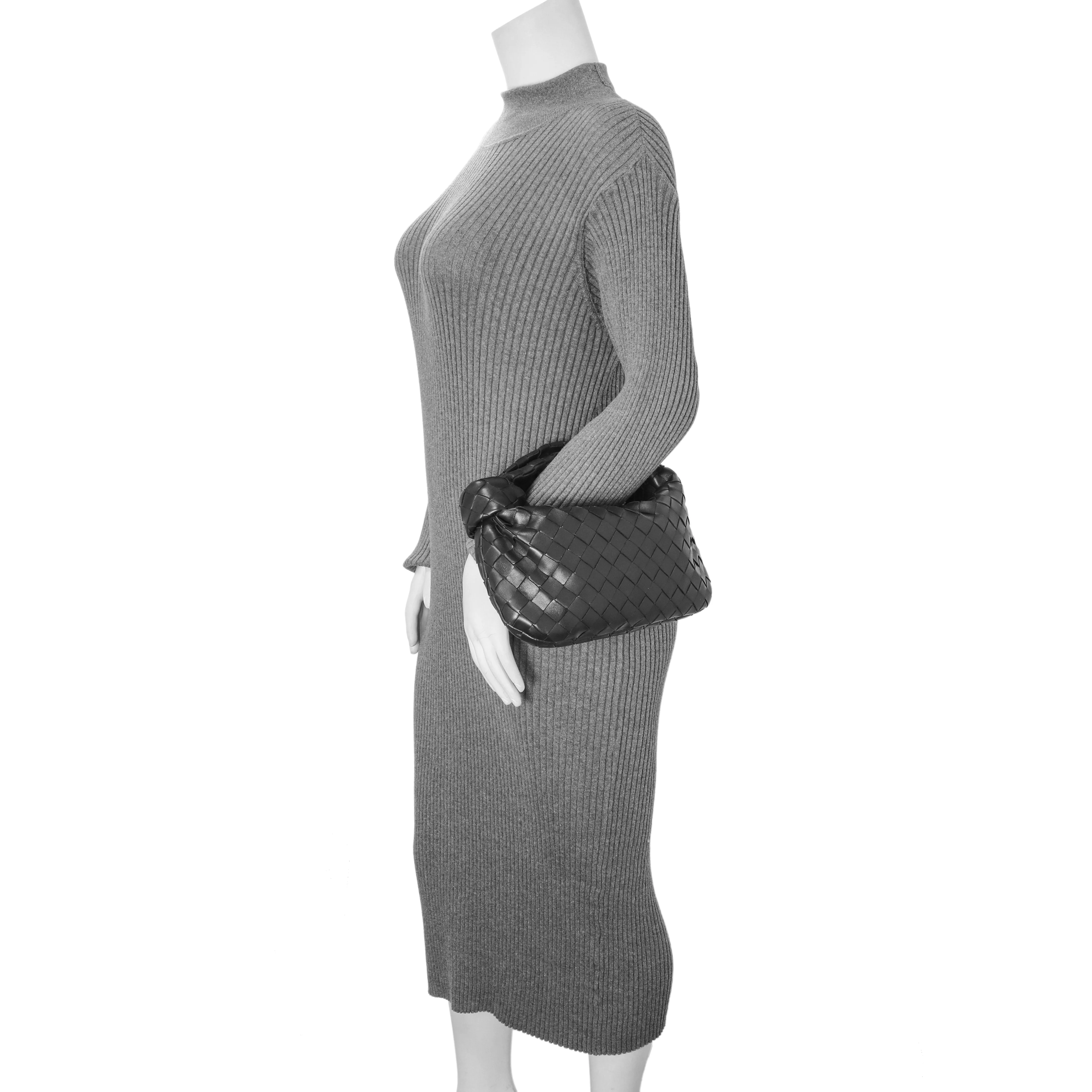 Bottega Veneta Black Nappa Intrecciato Mini Jodie - Image 7