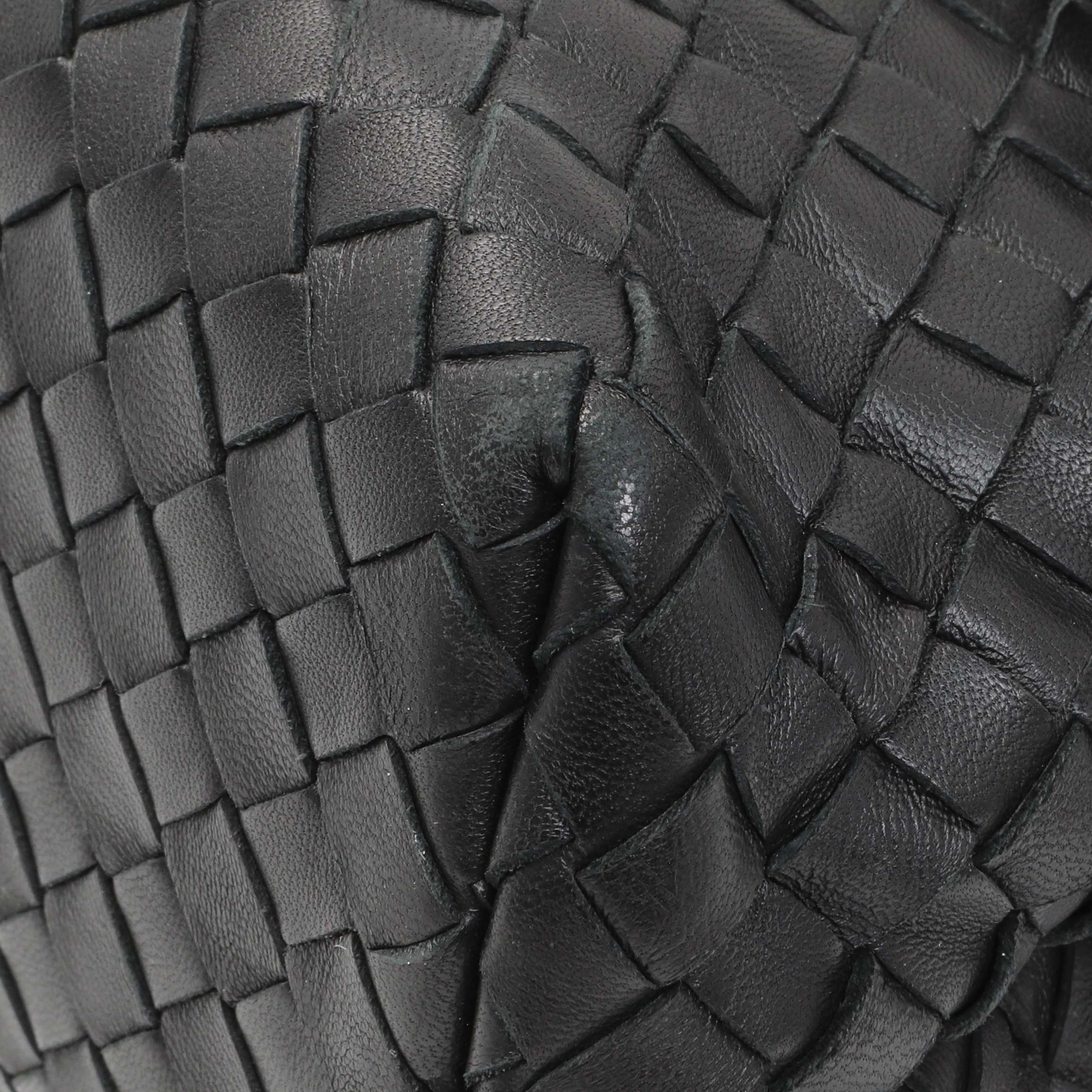 Bottega Veneta Black Nappa Intrecciato Small Olimpia Shoulder Bag - Image 5