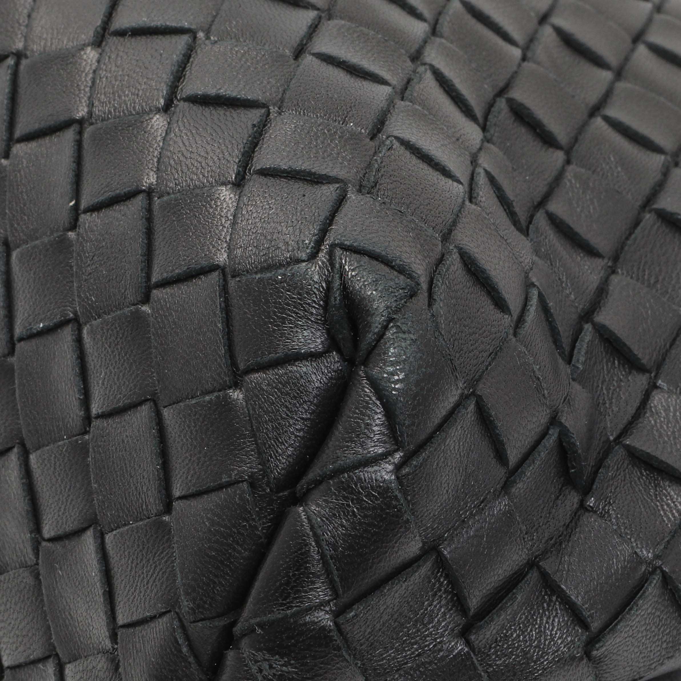 Bottega Veneta Black Nappa Intrecciato Small Olimpia Shoulder Bag - Image 7