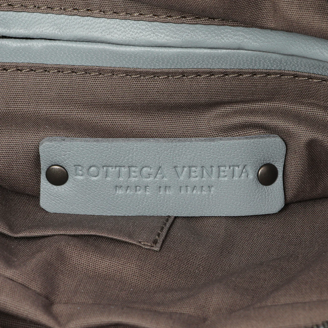 Bottega Veneta Blue Nappa Intrecciato Crossbody Bag - Image 5
