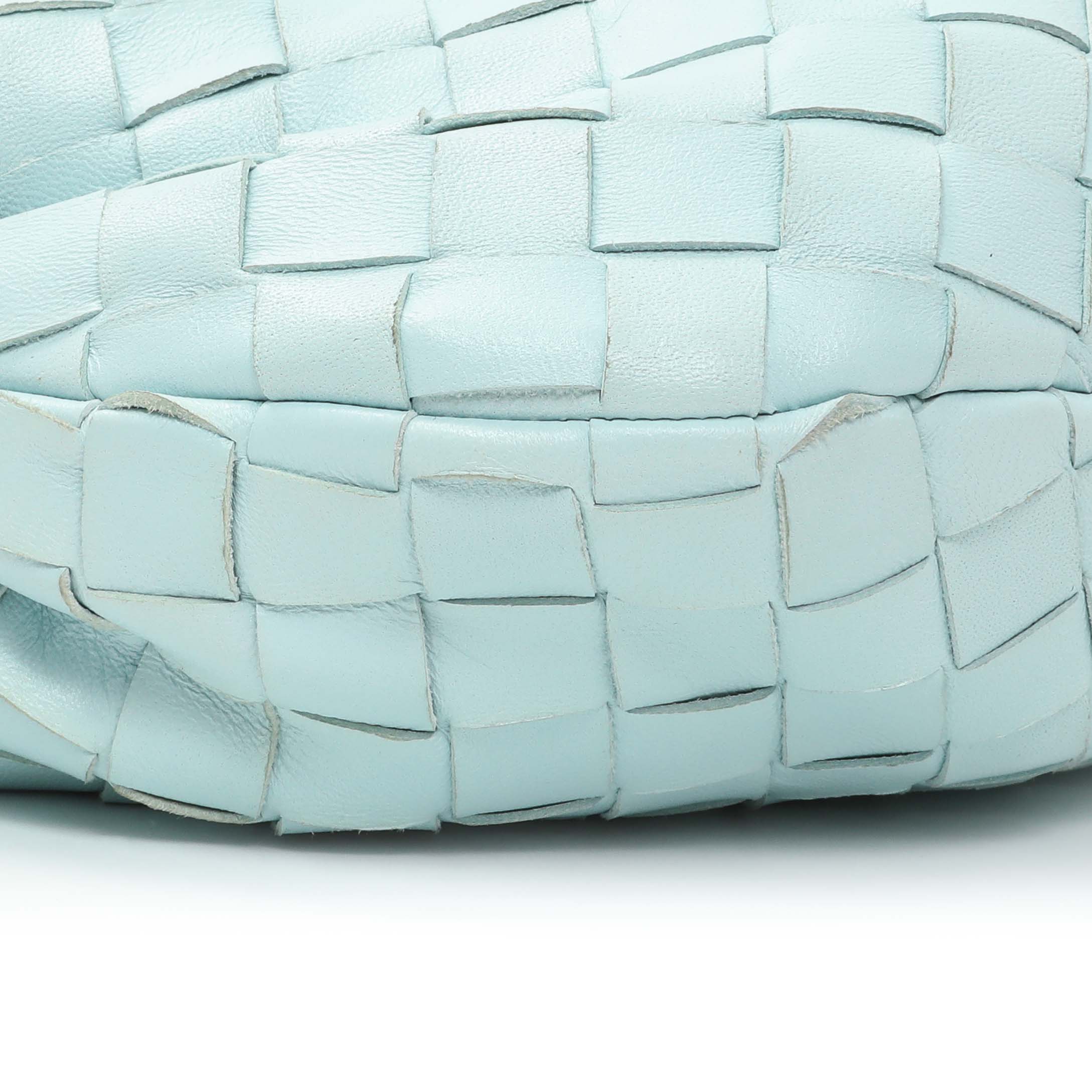 Bottega Veneta Light Blue Nappa Intrecciato Mini Jodie - Image 4
