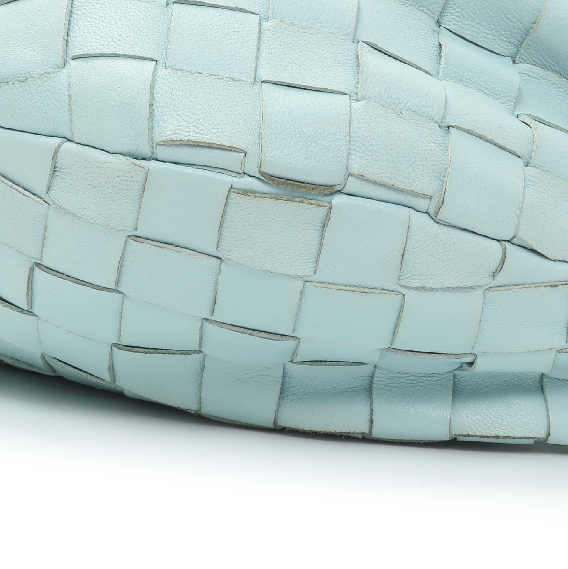 Bottega Veneta Light Blue Nappa Intrecciato Mini Jodie - Image 5