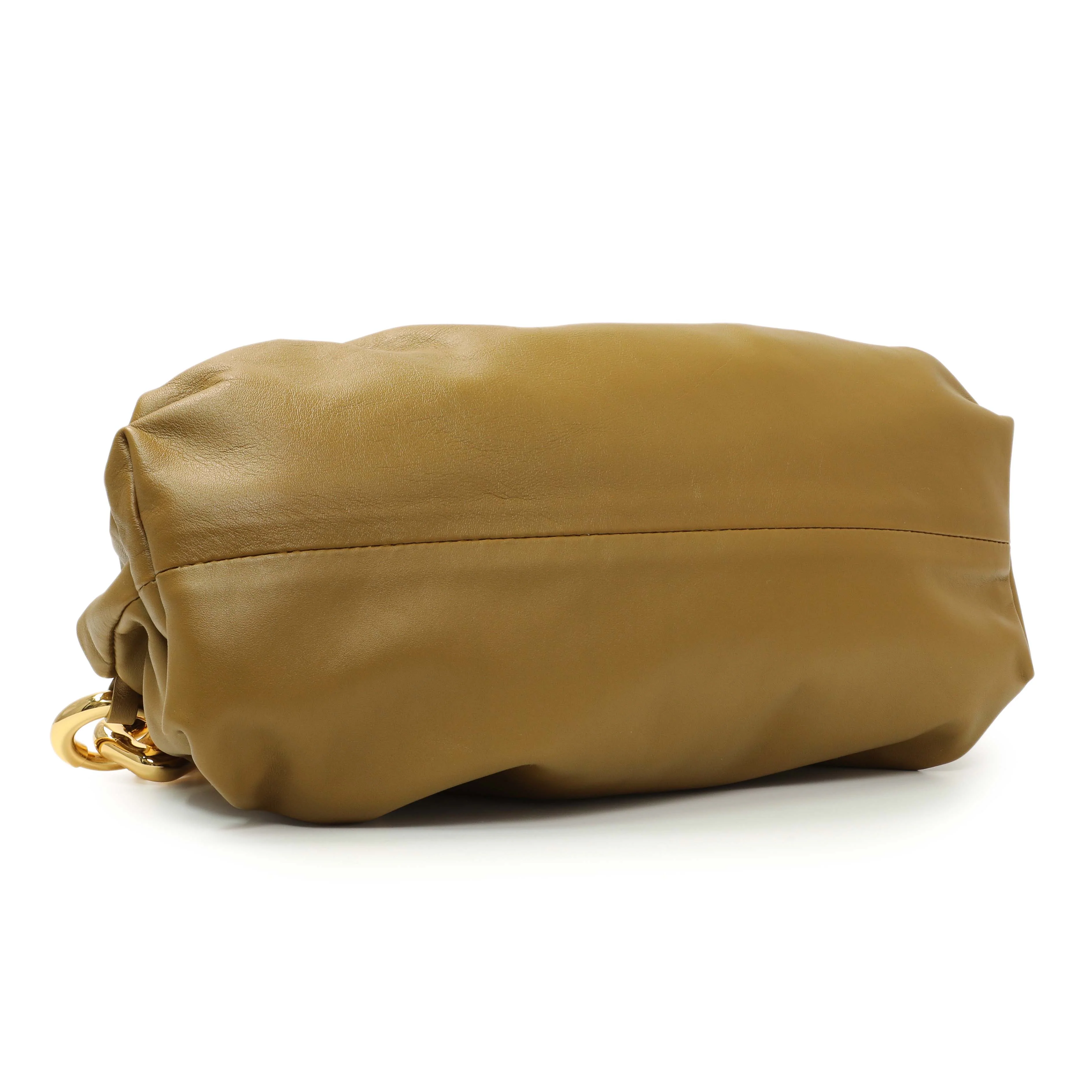 Bottega Veneta Moutarde Calfskin The Pouch Chain - Image 3